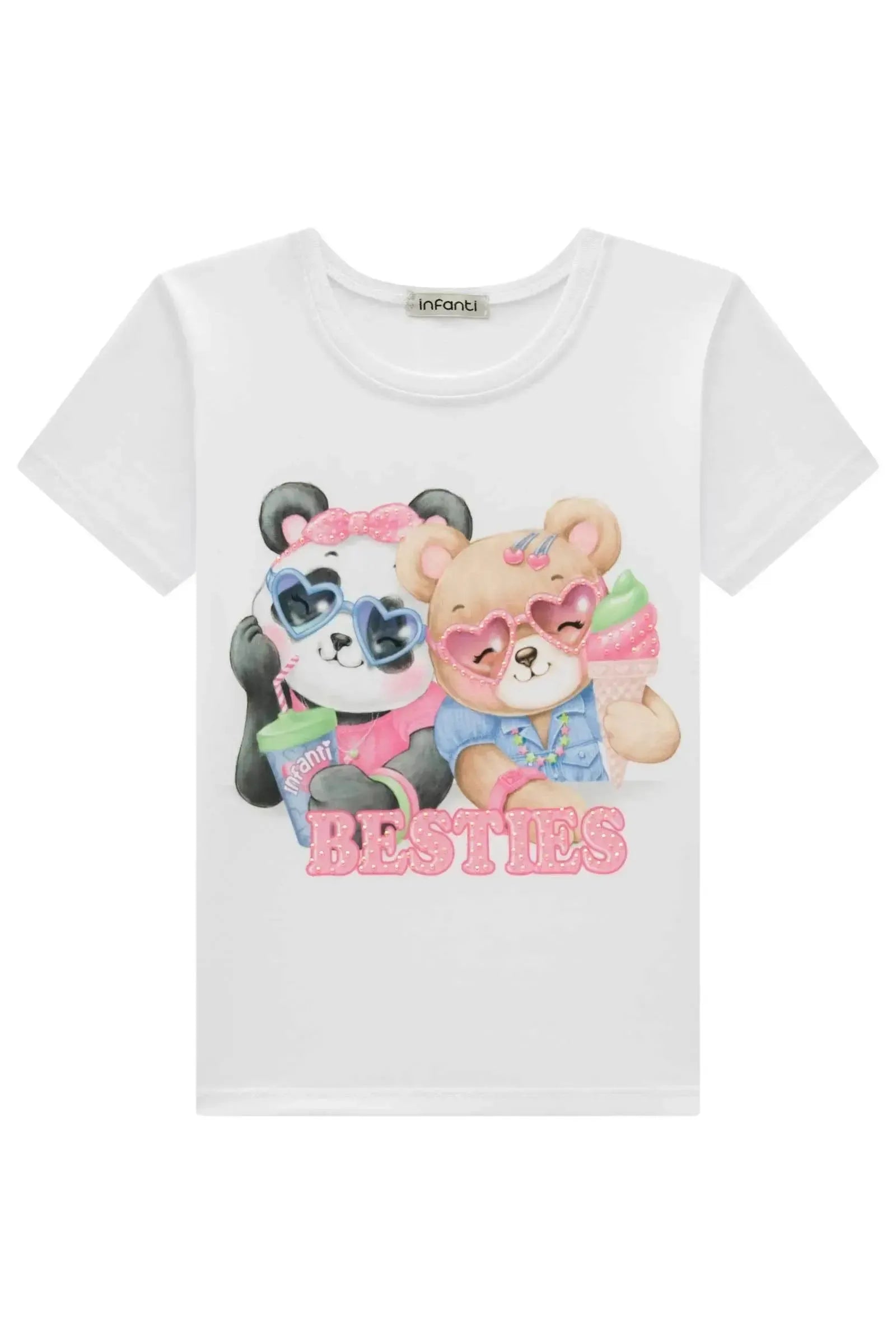 Blusa em Meia Malha 94920 Infanti Infantil Menina