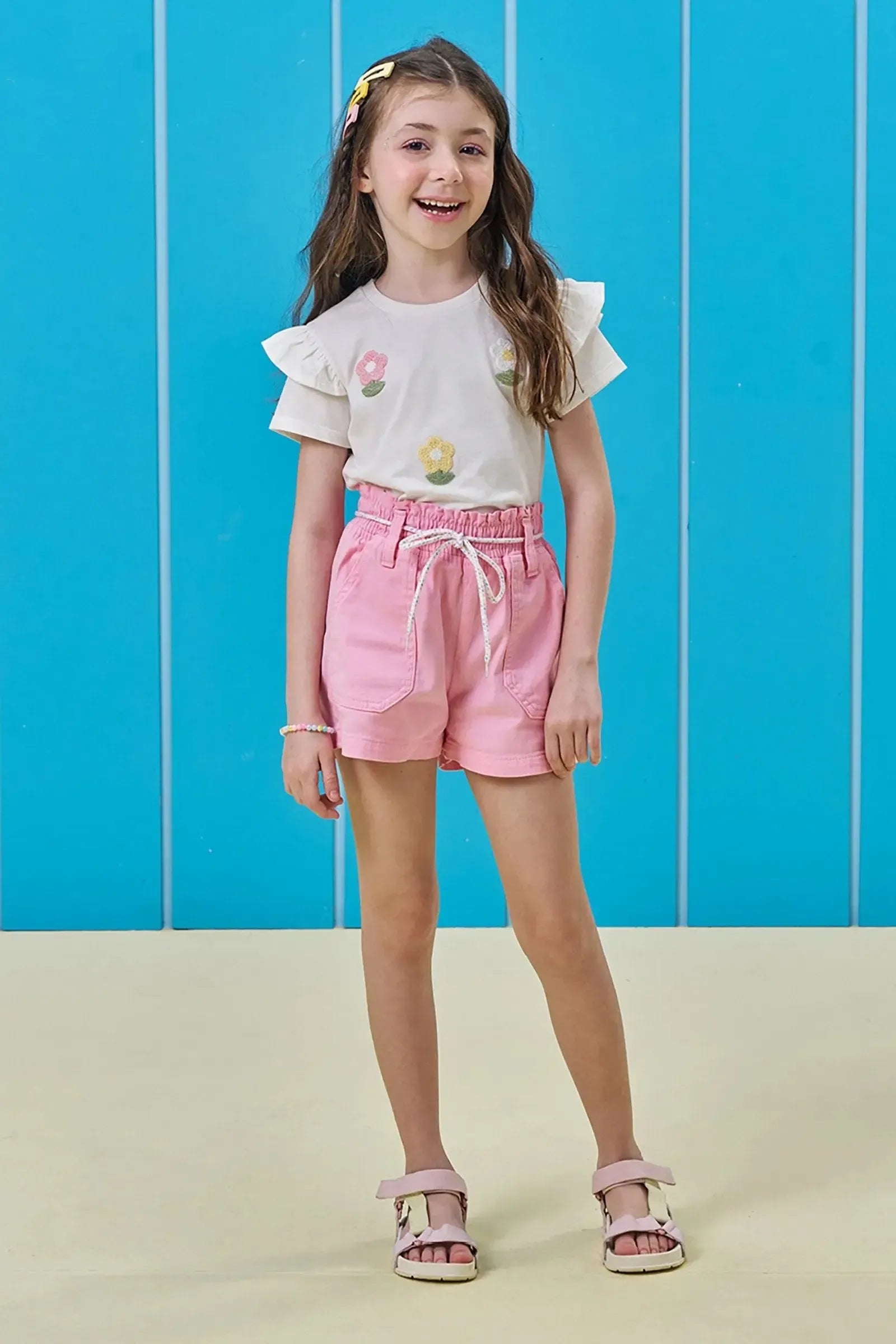 Blusa em Meia Malha 95066 Kukiê Infantil Menina