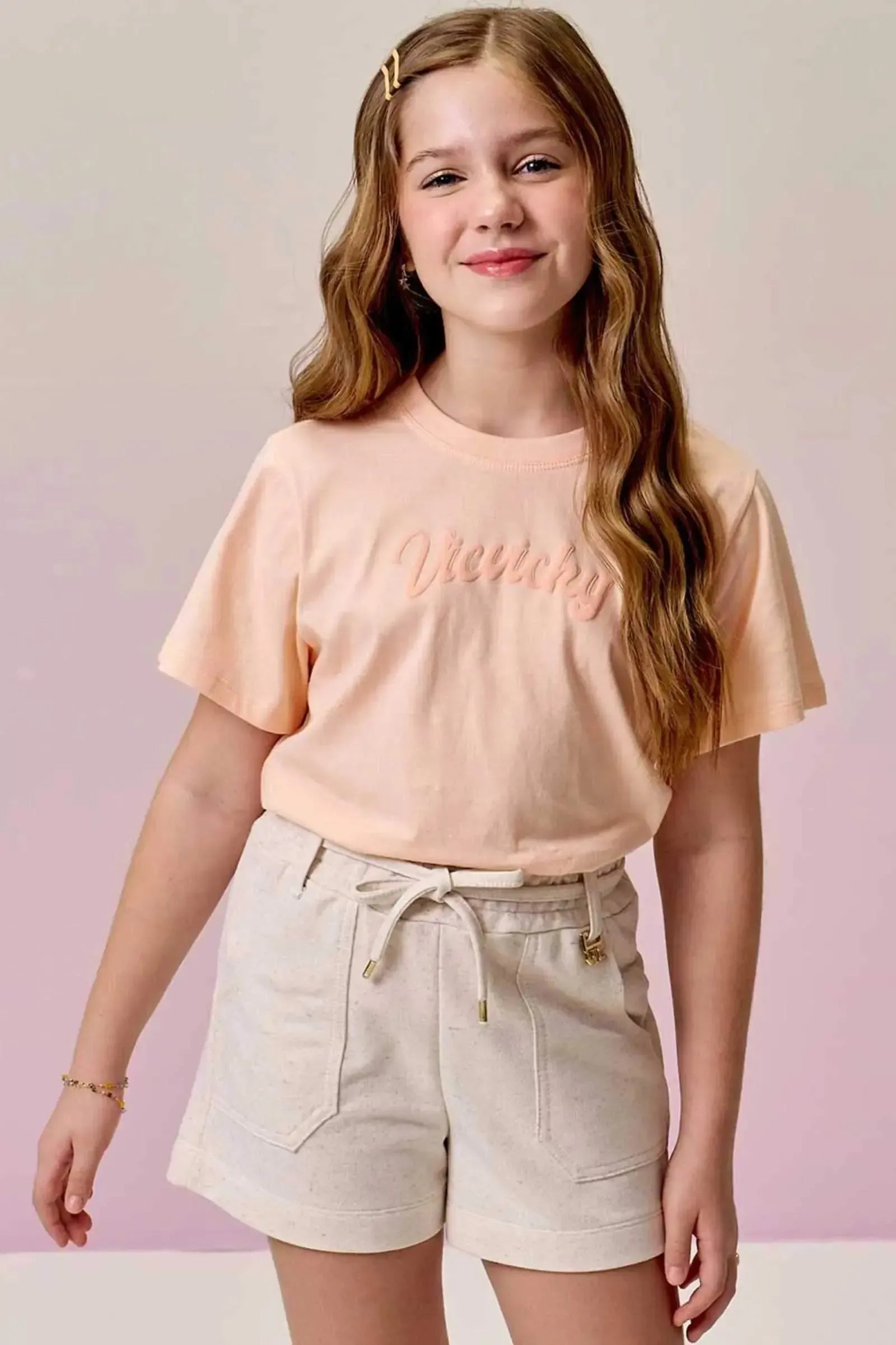 Blusa em Meia Malha 95188 Vic&Vicky Teen Menina