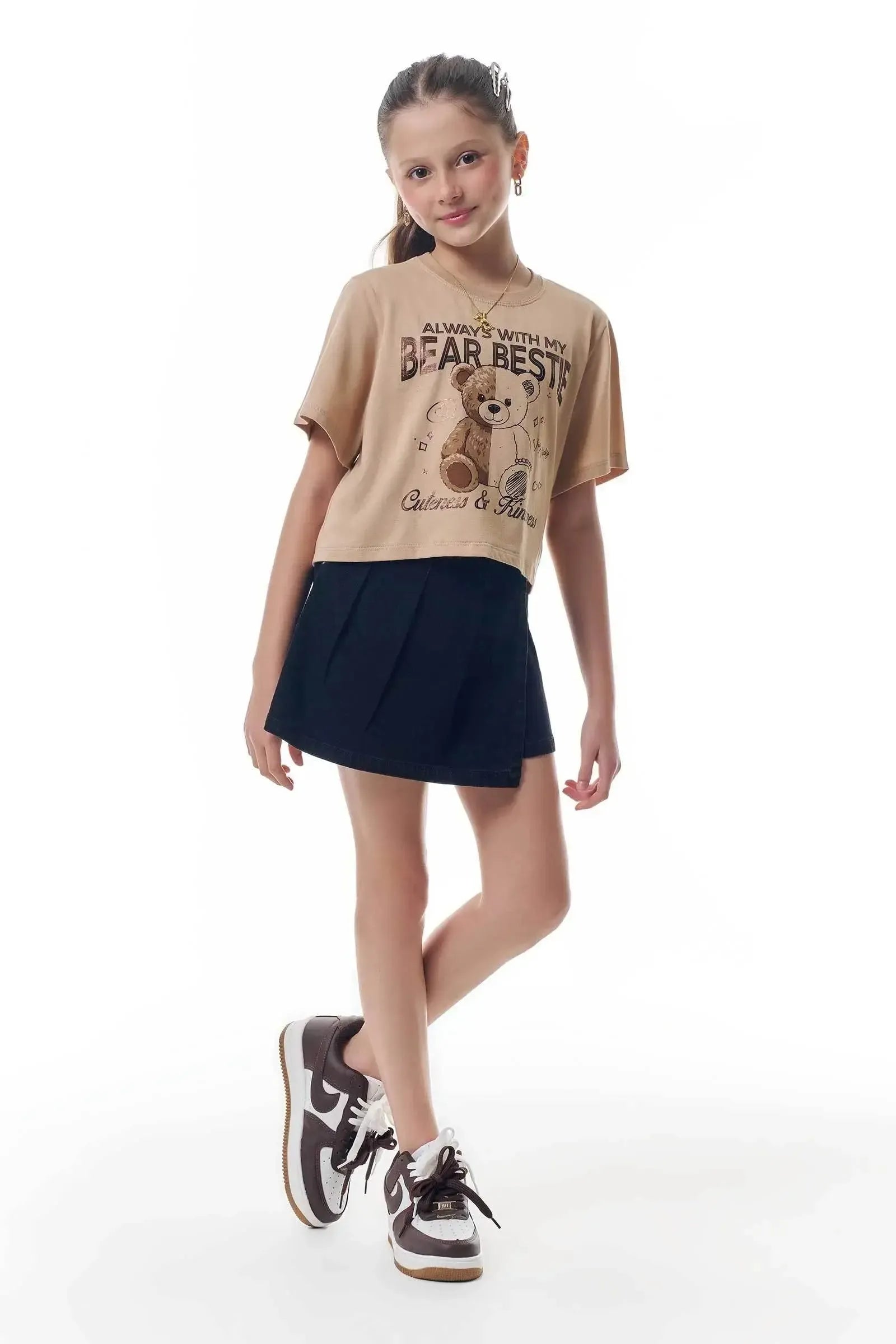 Blusa em Meia Malha 95195 Vic&Vicky Teen Menina