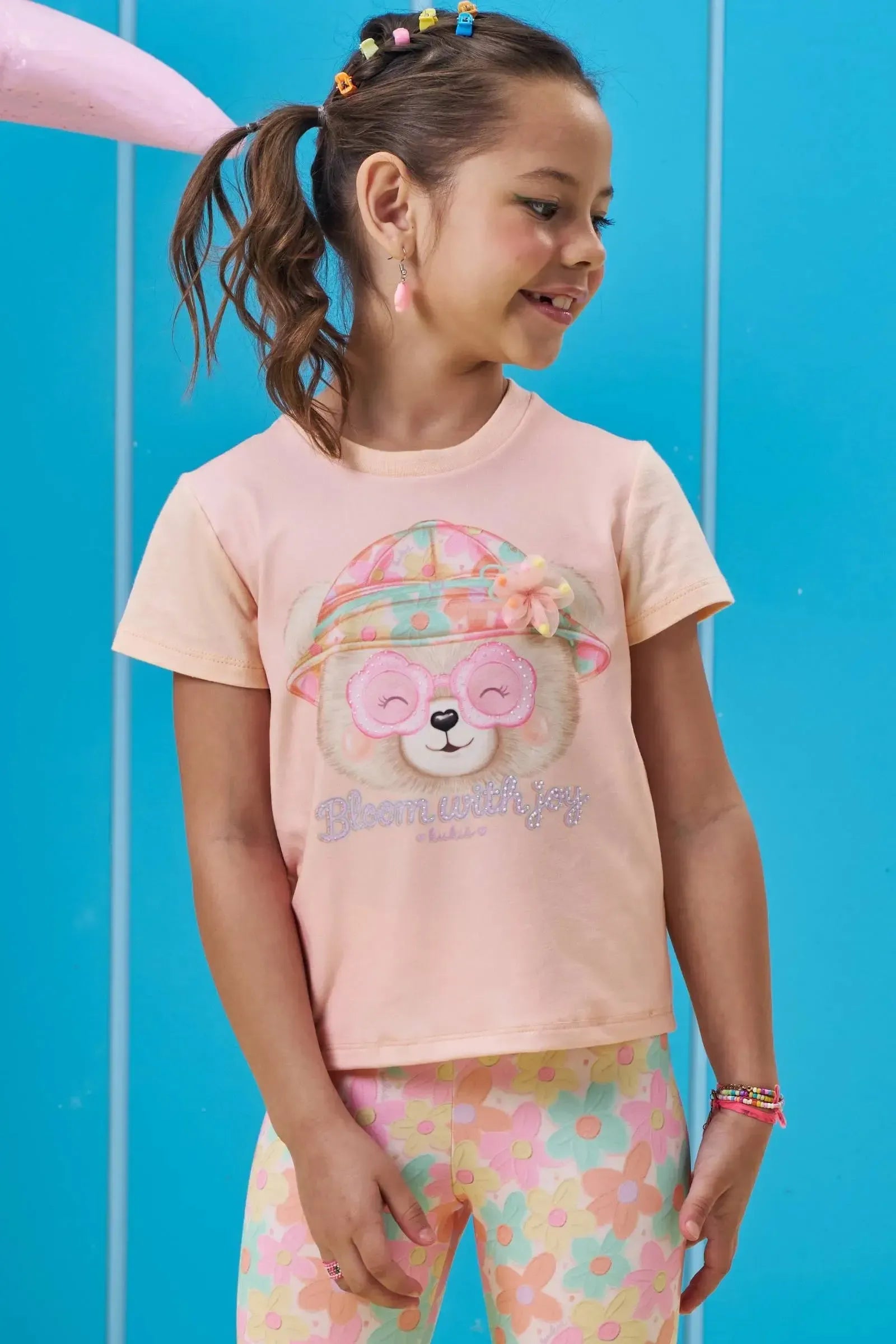 Blusa em Meia Malha 95441 Kukiê Infantil Menina