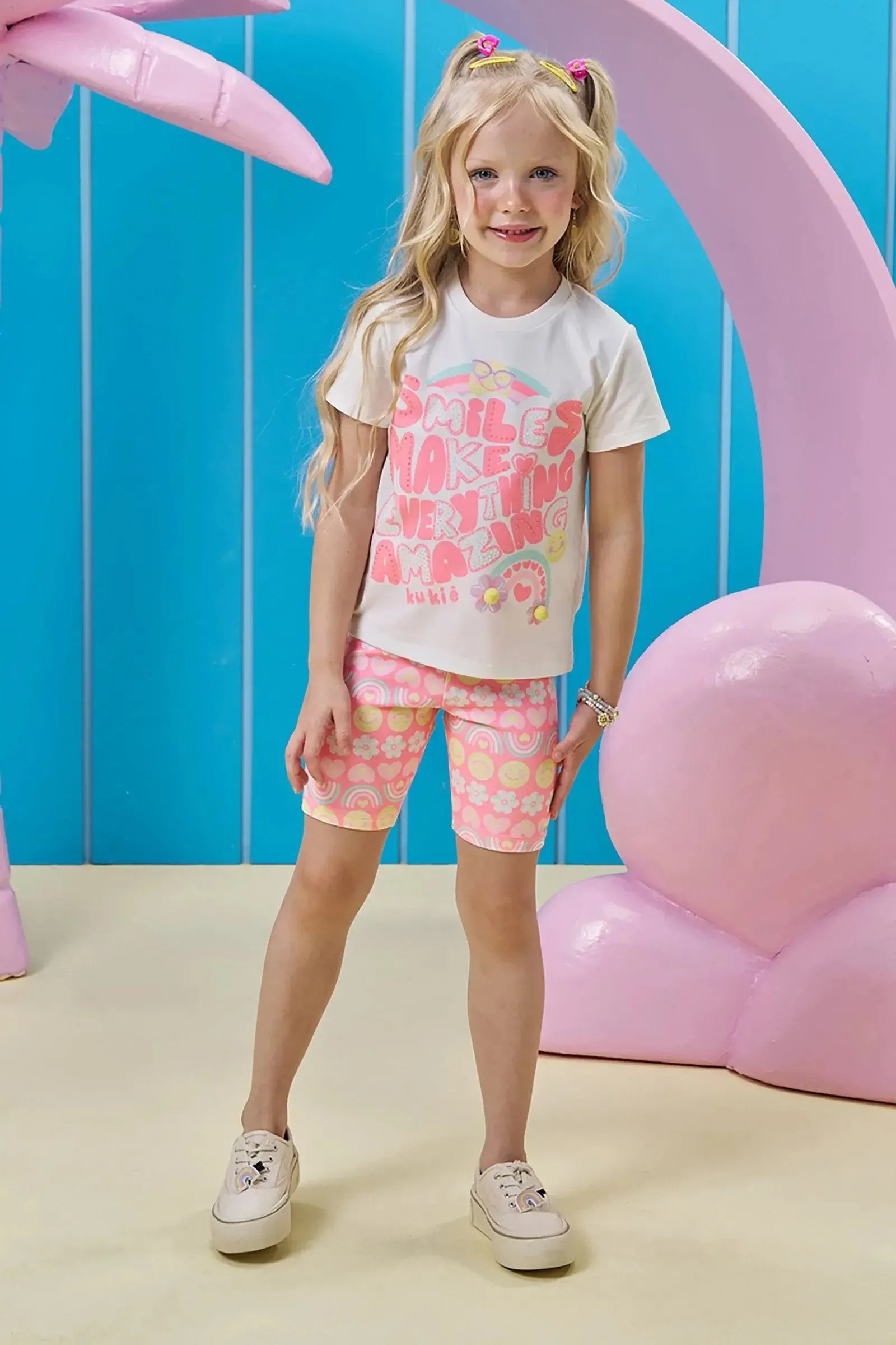 Blusa em Meia Malha 95444 Kukiê Infantil Menina