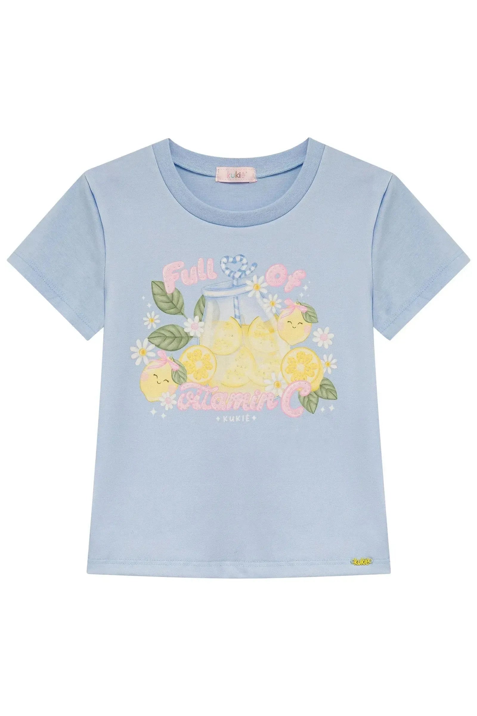 Blusa em Meia Malha 95572 Kukiê Infantil Menina