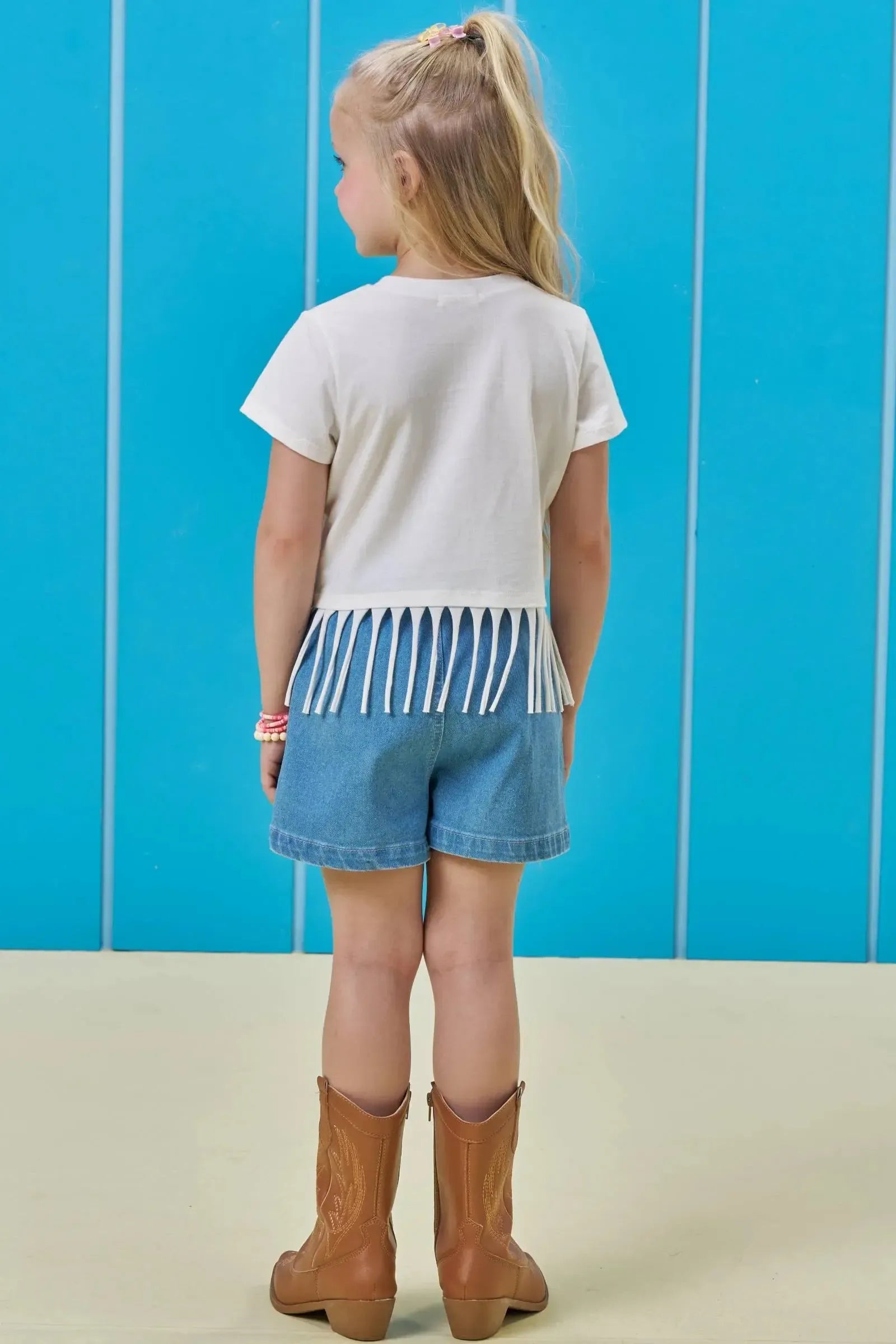 Blusa em Meia Malha 95991 Kukiê Infantil Menina