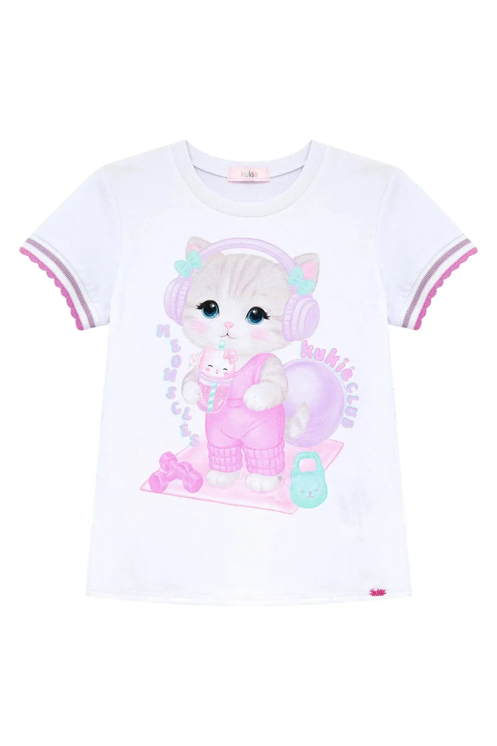 Blusa em Meia Malha 97029 Kukiê Infantil Menina