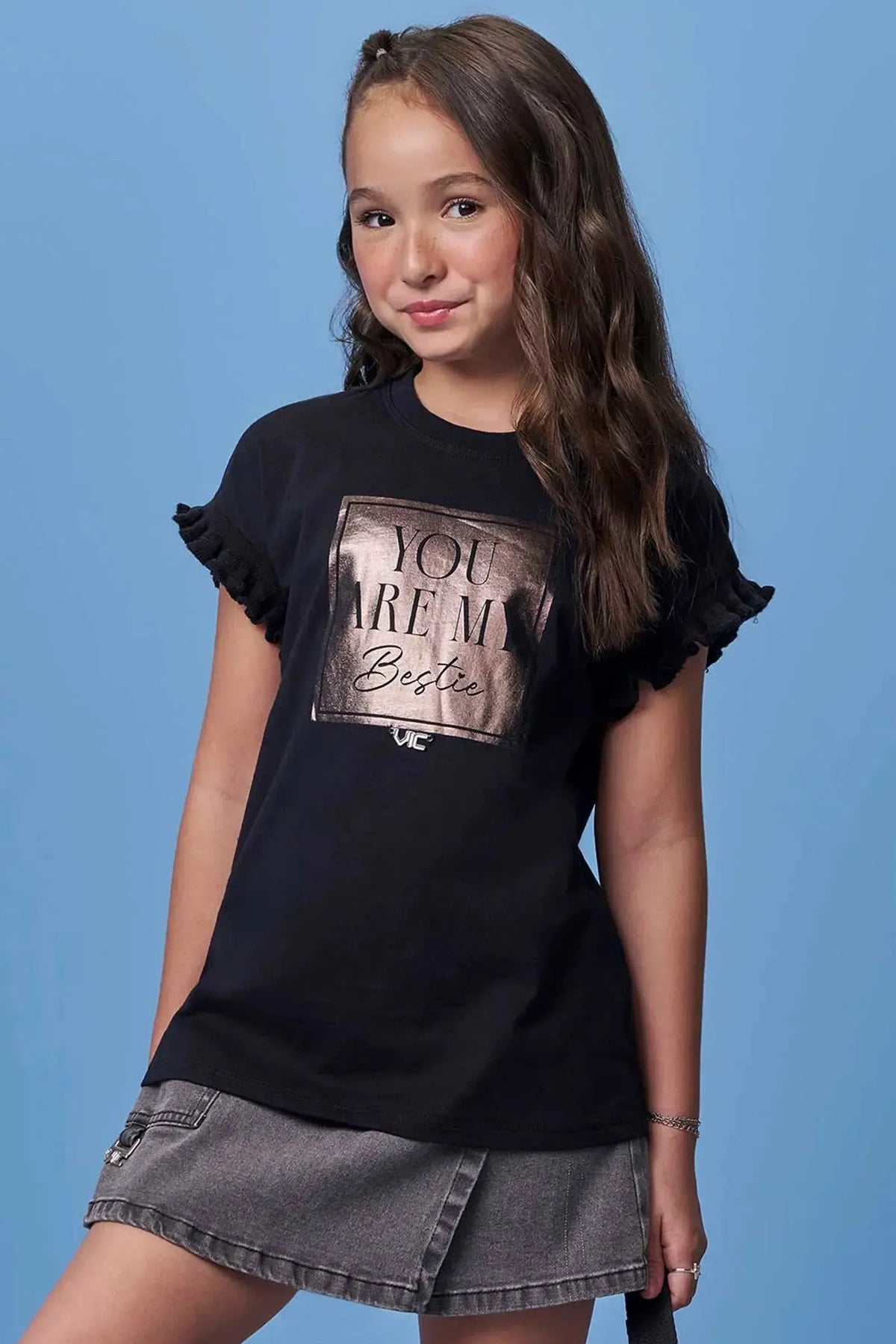 Blusa em Meia Malha 97928 Vic Teen Menina