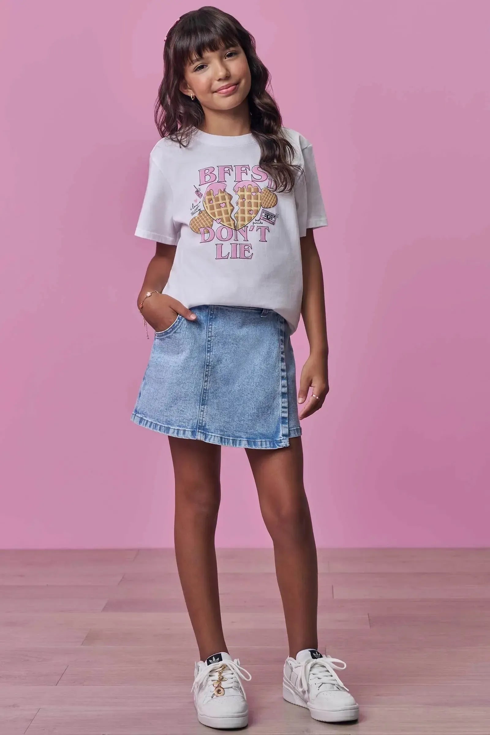 Blusa em Meia Malha 97936 Vic Teen Menina