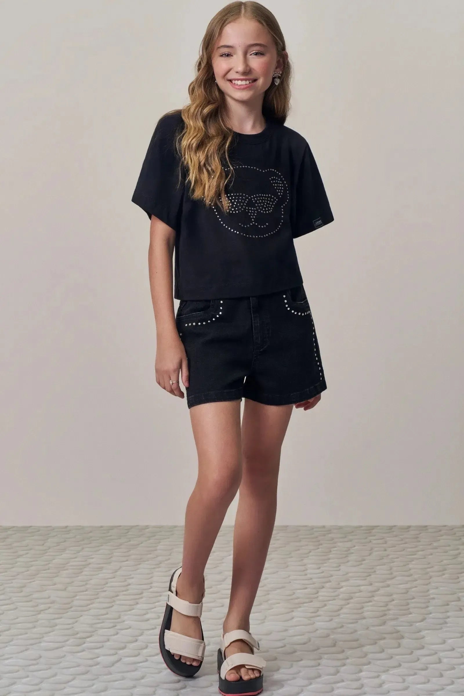 Blusa em Meia Malha 97940 Lilimoon Teen Menina