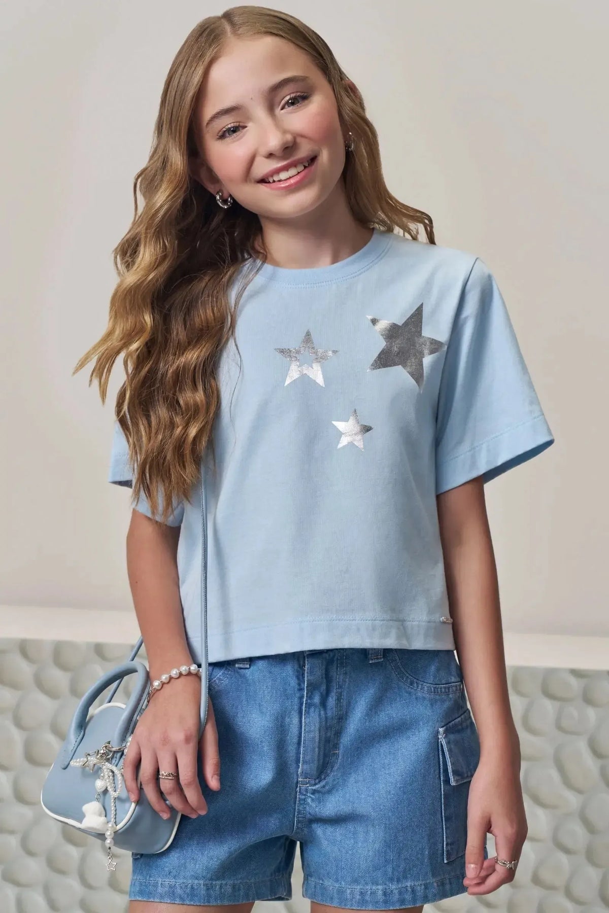 Blusa em Meia Malha 98025 Lilimoon Teen Menina