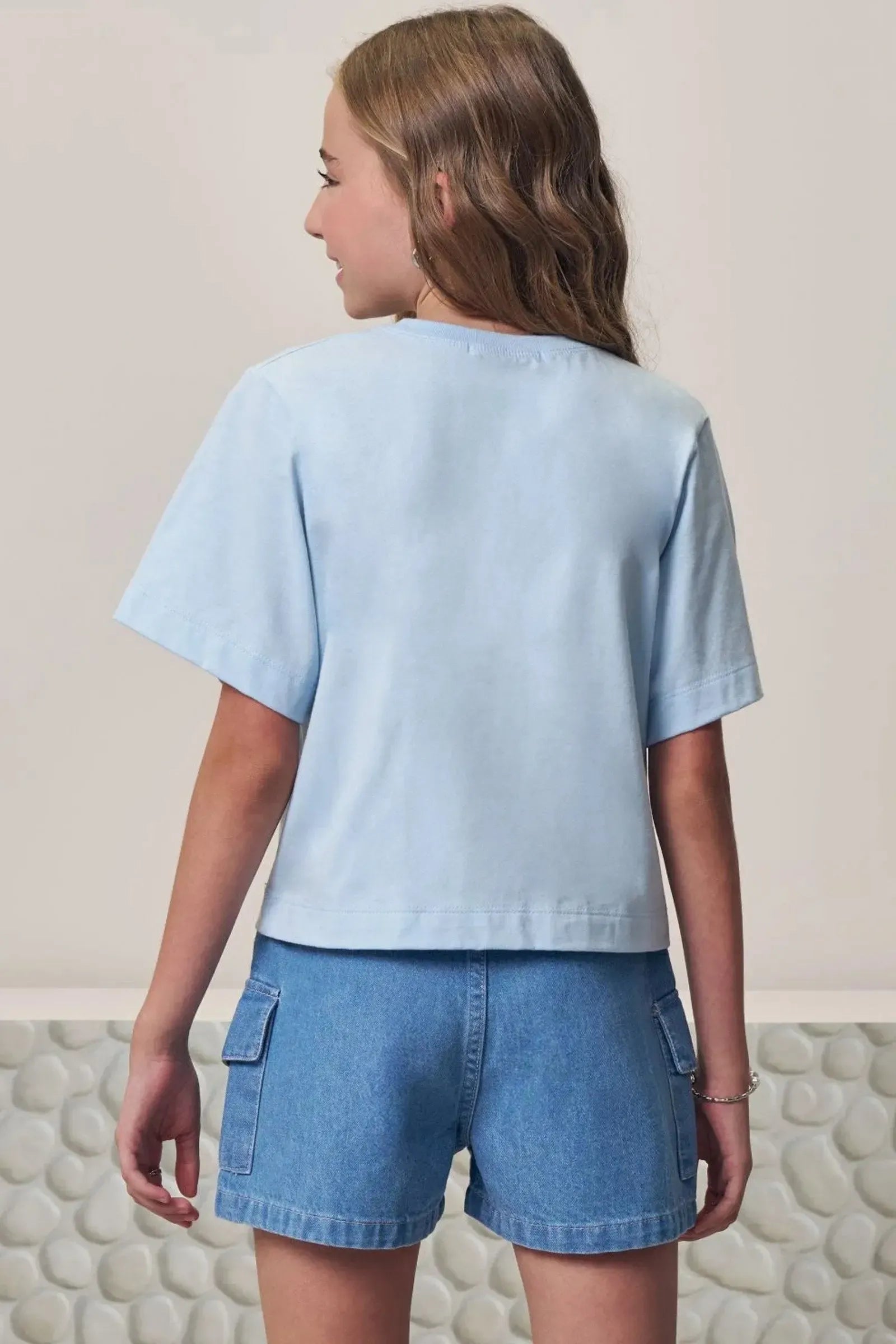 Blusa em Meia Malha 98025 Lilimoon Teen Menina