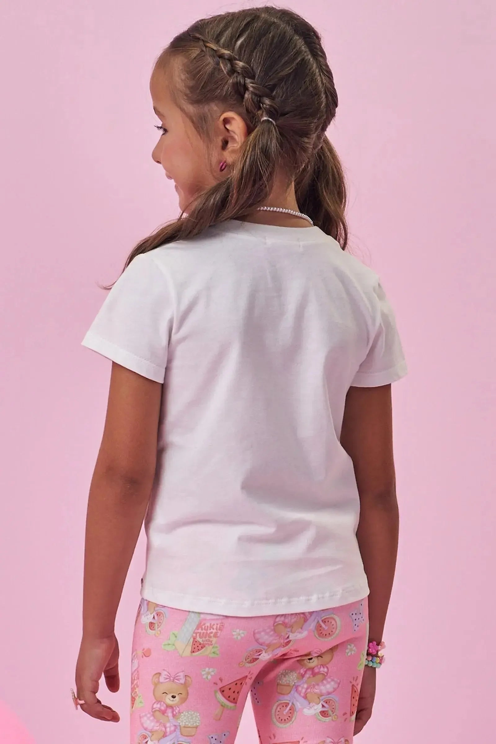 Blusa em Meia Malha 98037 Kukiê Infantil Menina
