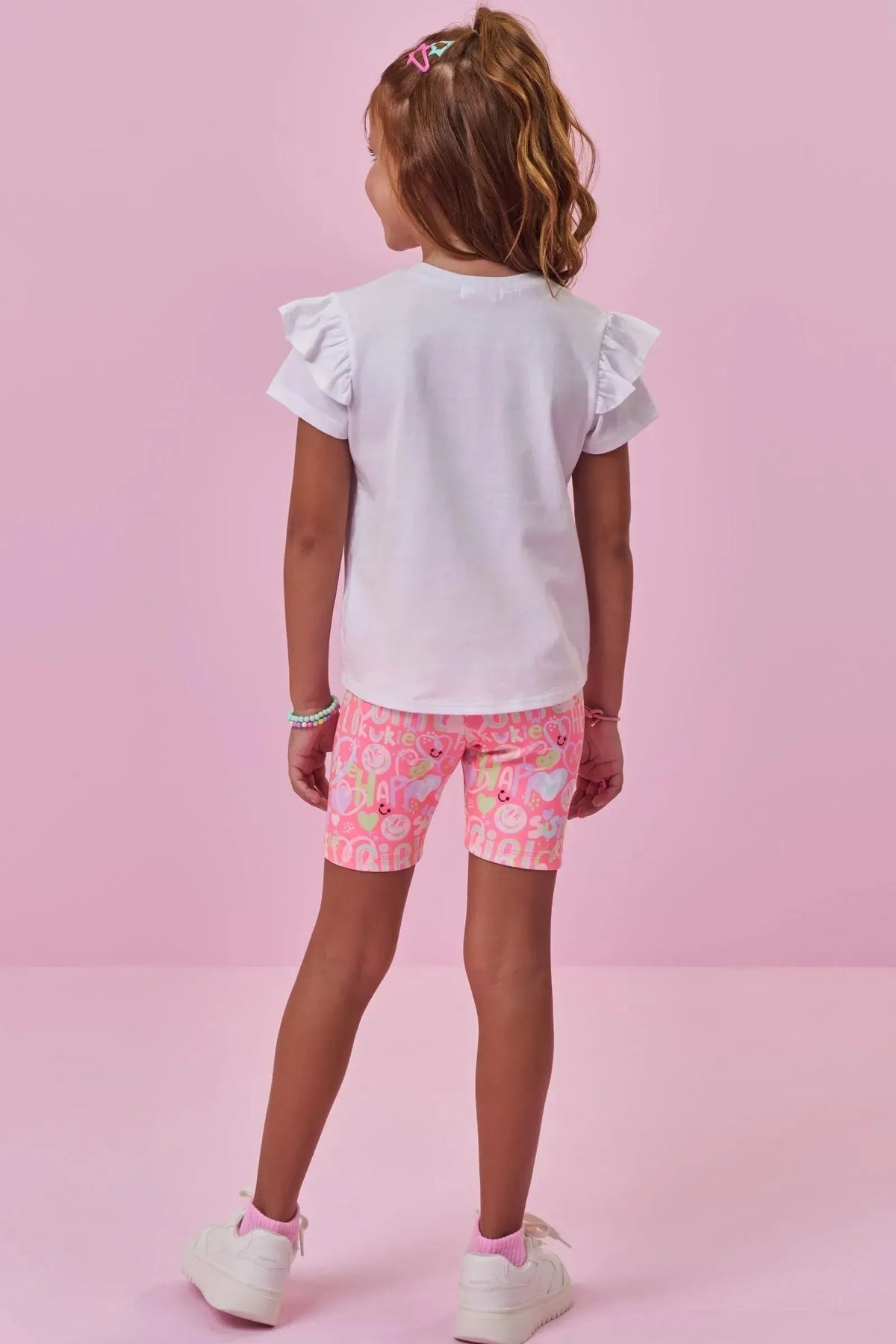 Blusa em Meia Malha 98038 Kukiê Infantil Menina