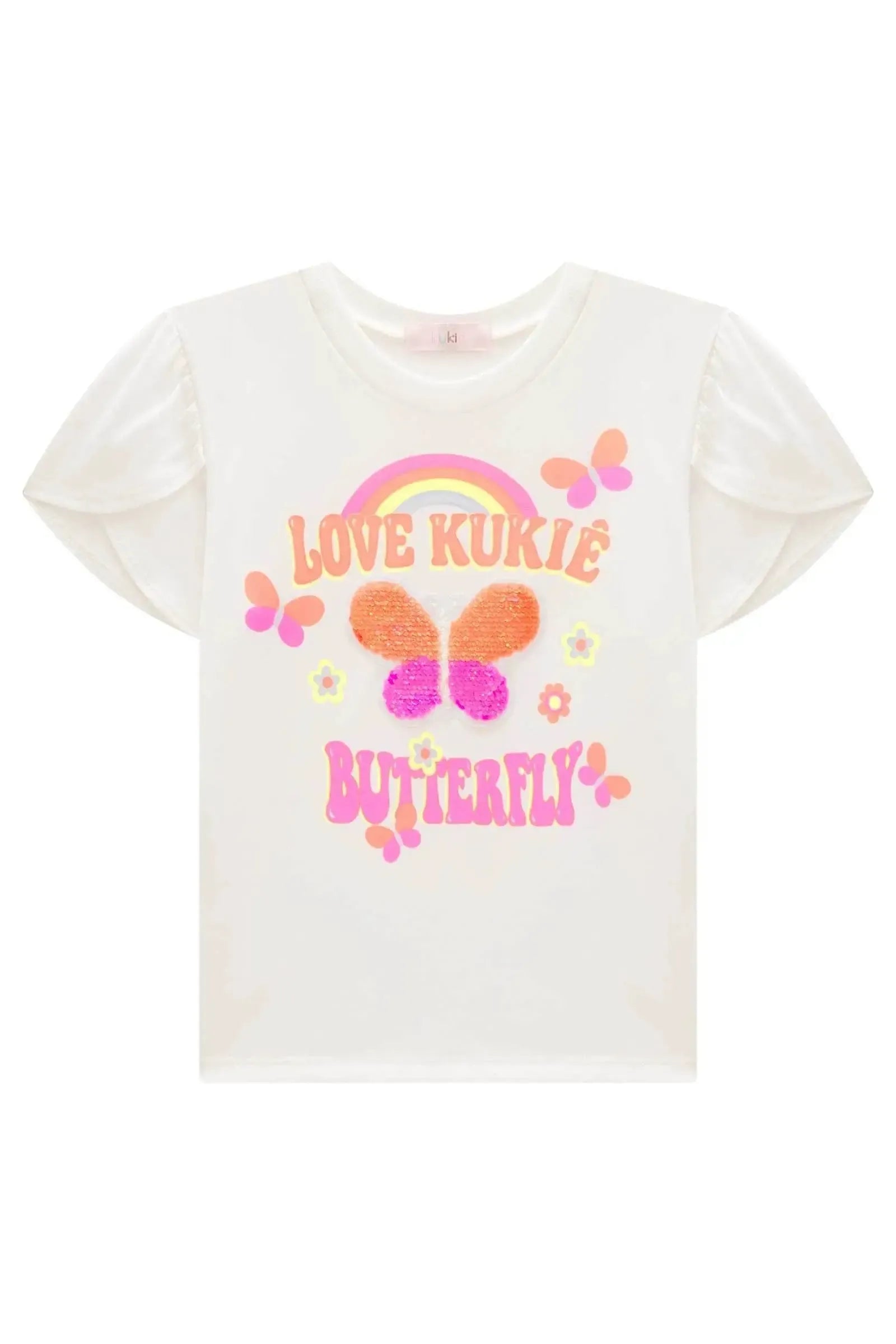 Blusa em Meia Malha 98039 Kukiê Infantil Menina