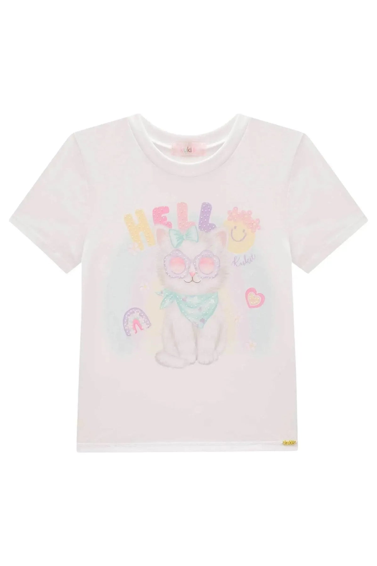 Blusa em Meia Malha 98055 Kukiê Infantil Menina