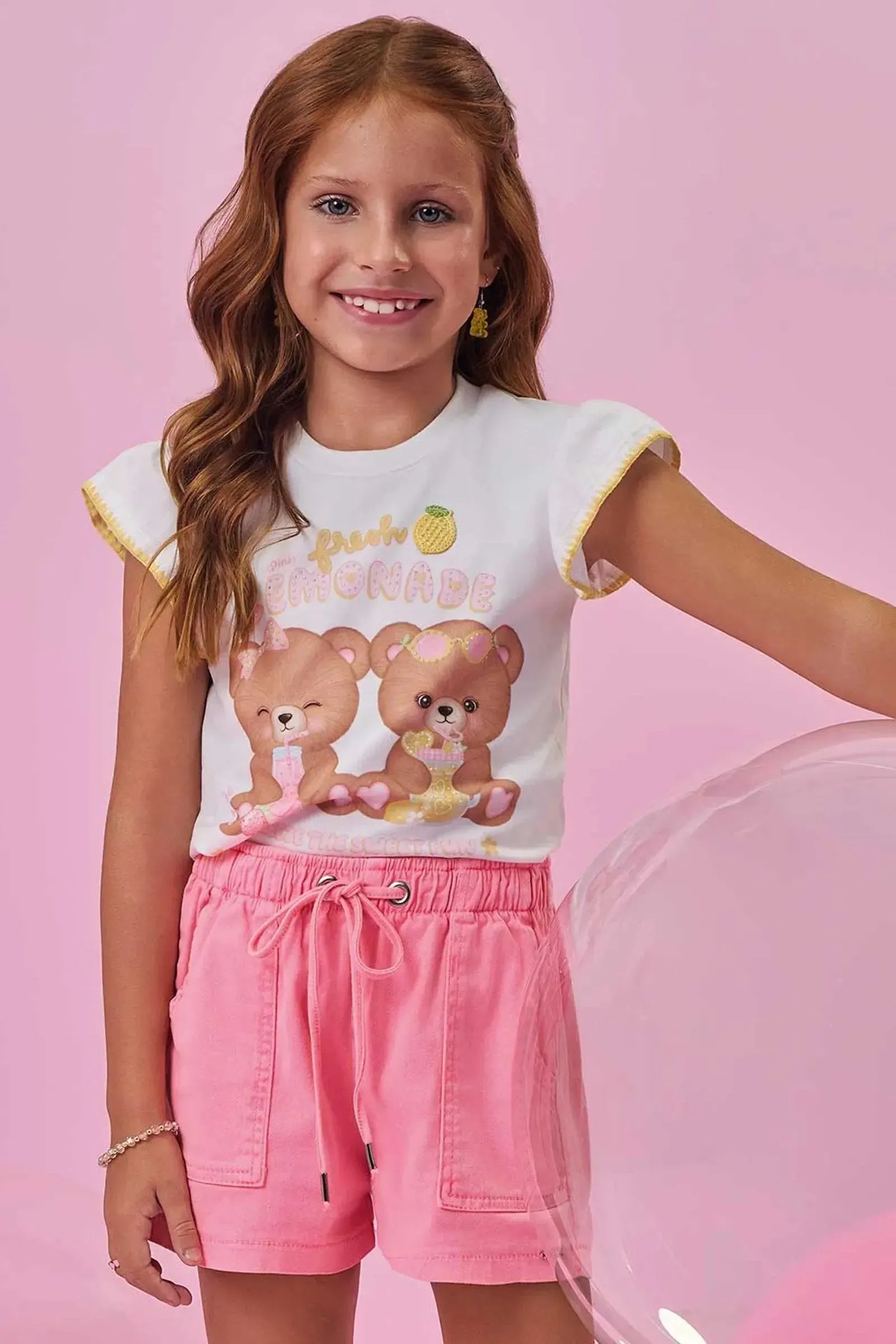 Blusa em Meia Malha 98056 Kukiê Infantil Menina
