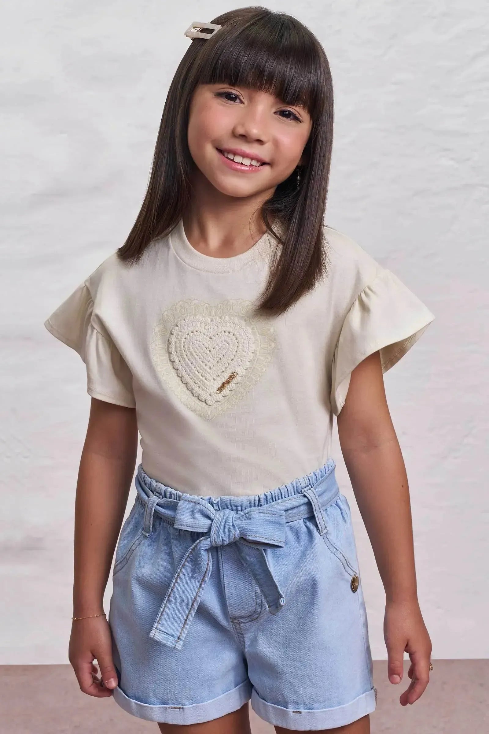Blusa em Meia Malha 98349 Infanti Infantil Menina