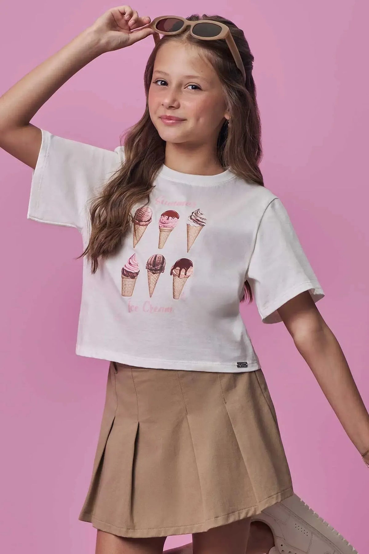 Blusa em Meia Malha 98484 Vic Teen Menina