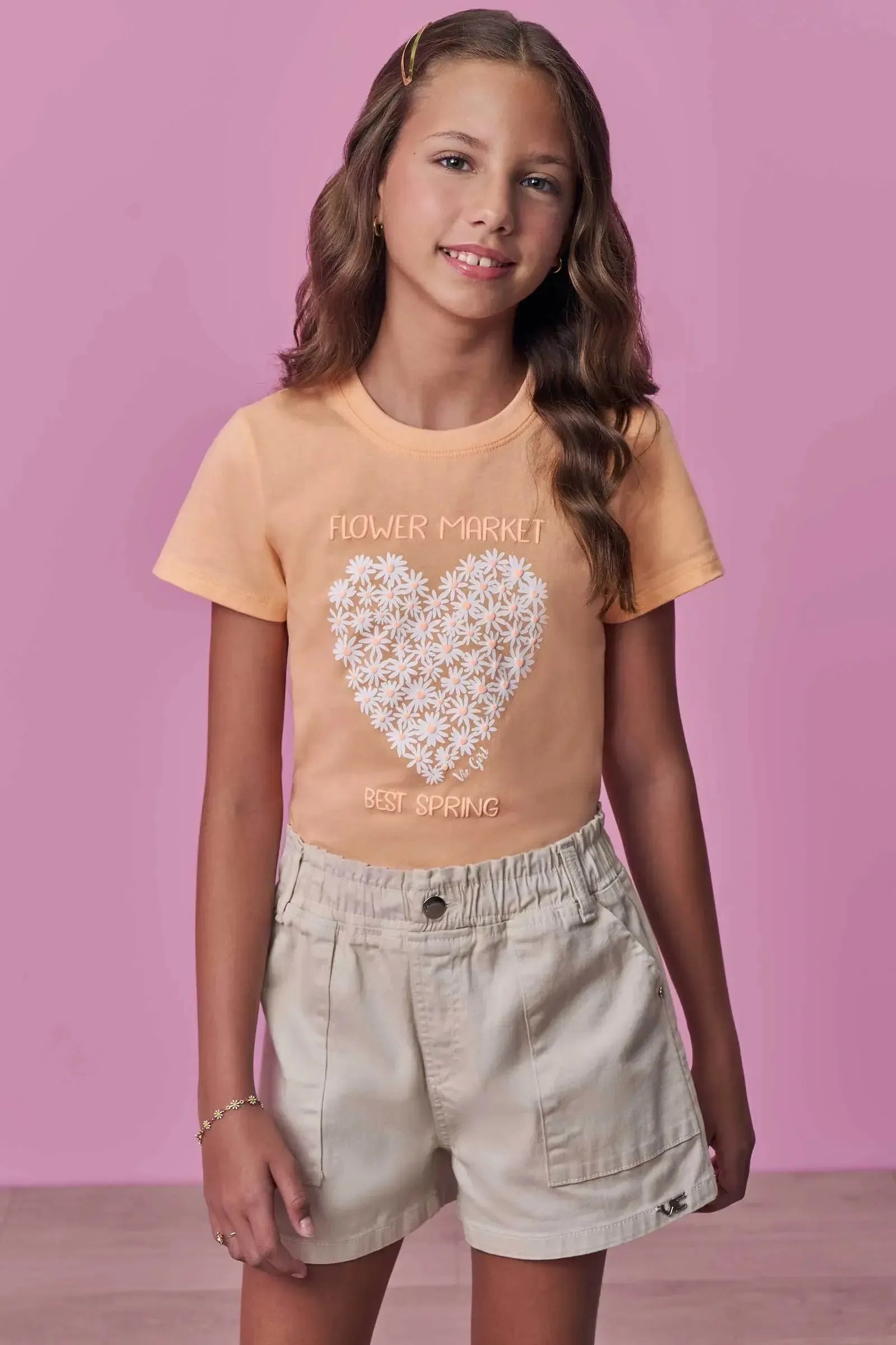 Blusa em Meia Malha 98485 Vic Teen Menina