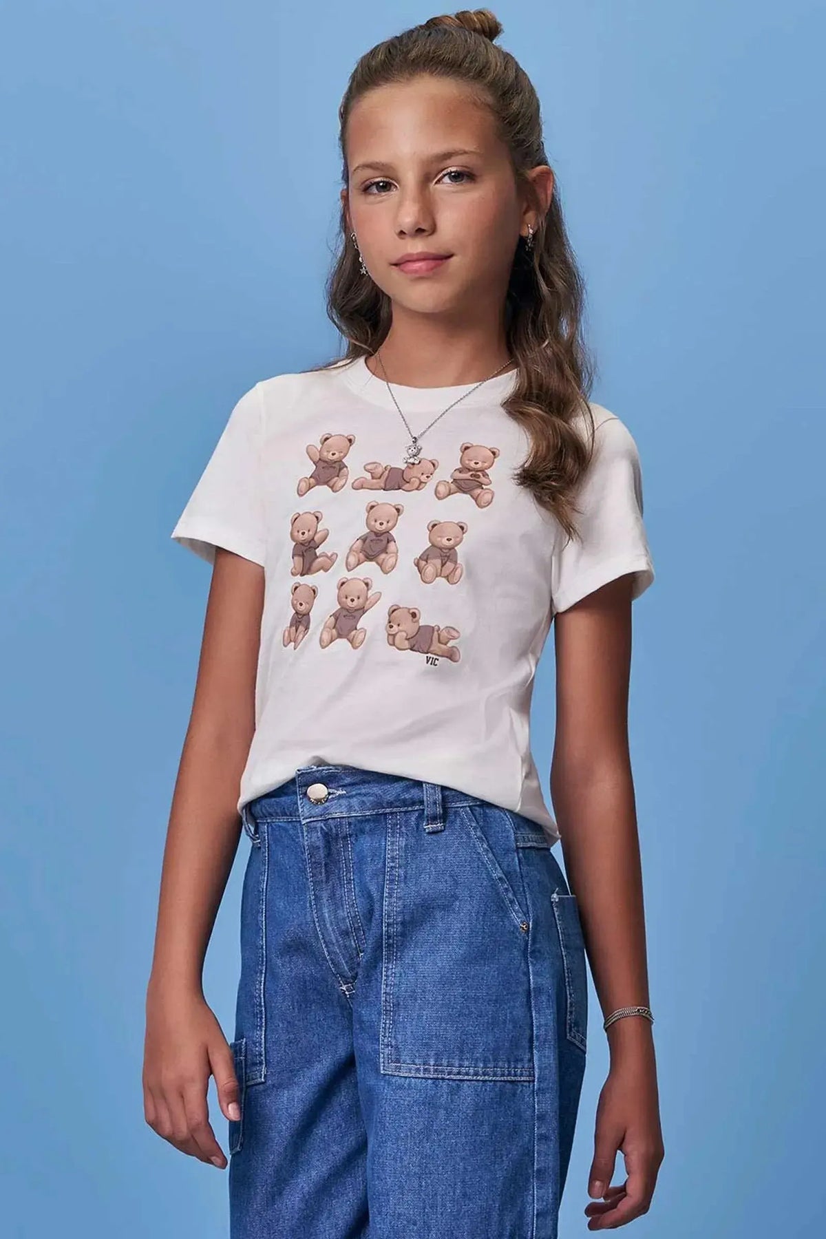 Blusa em Meia Malha 98492 Vic Teen Menina