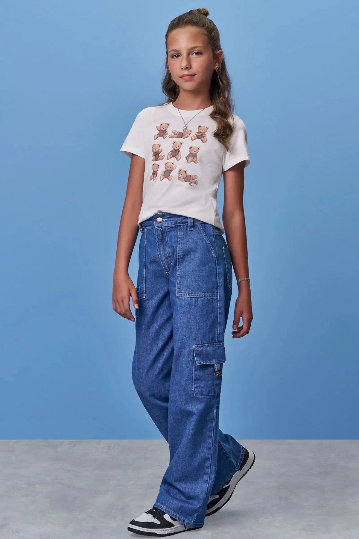 Blusa em Meia Malha 98492 Vic Teen Menina