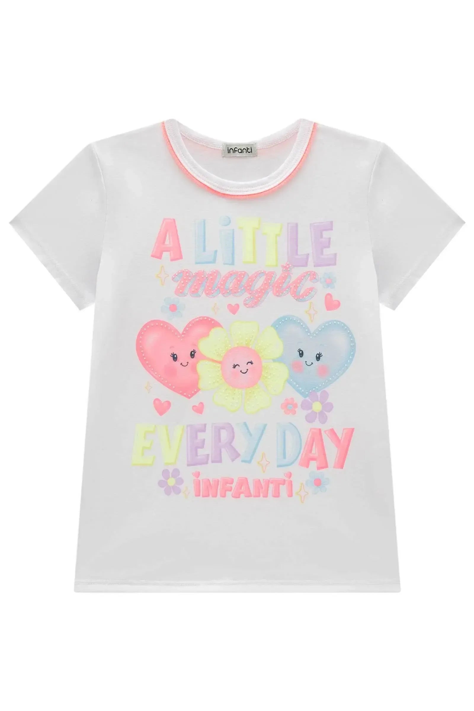 Blusa em Meia Malha 98609 Infanti Infantil Menina