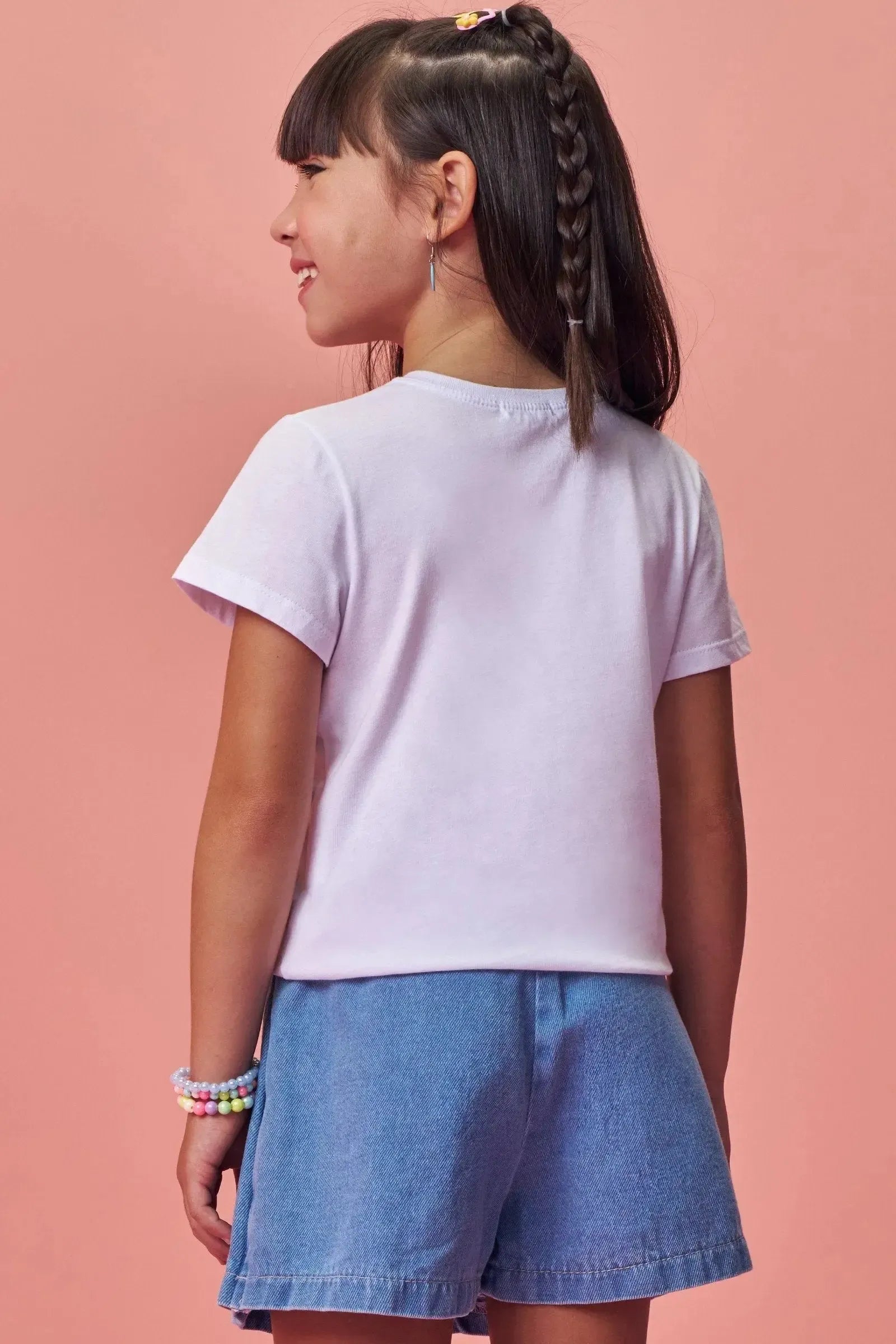 Blusa em Meia Malha 98995 Infanti Infantil Menina