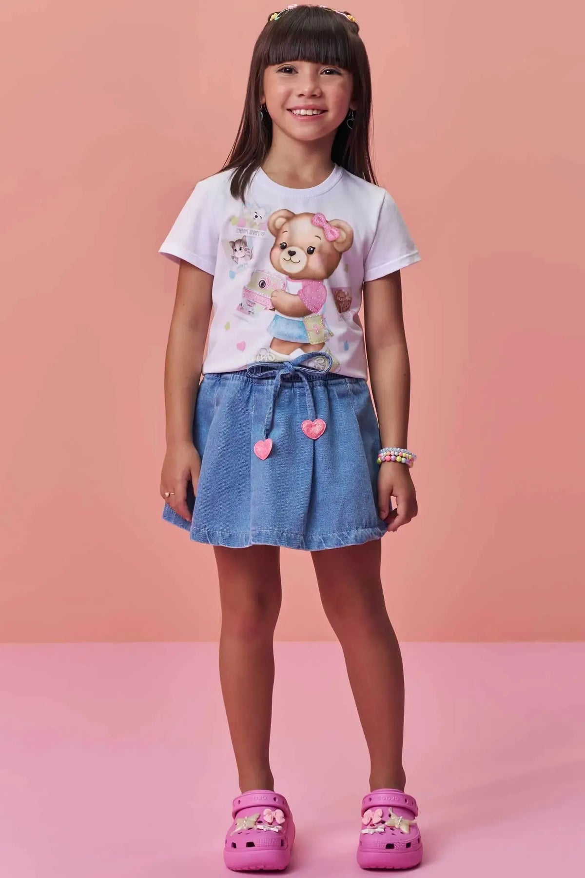 Blusa em Meia Malha 98995 Infanti Infantil Menina