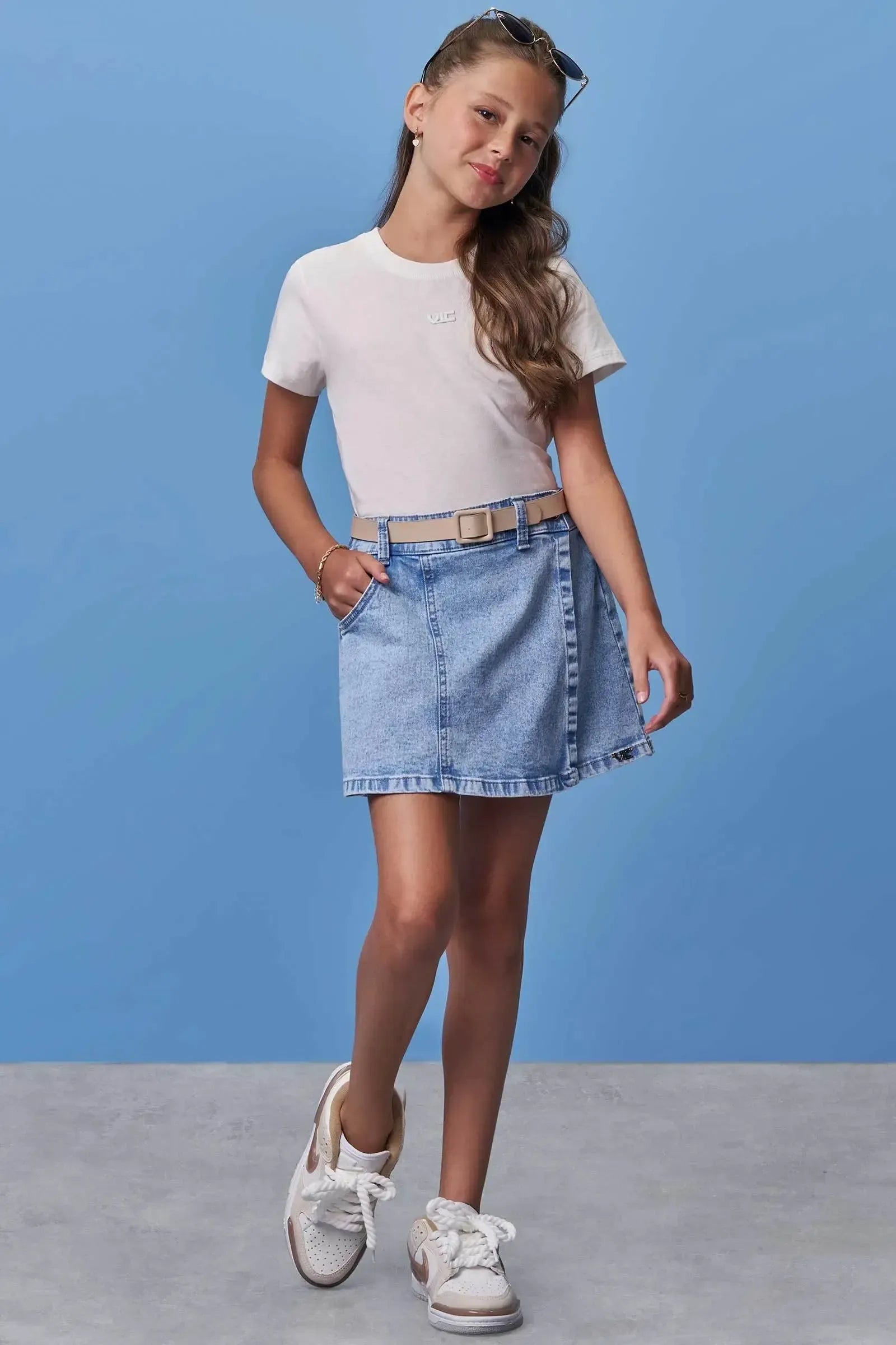 Blusa em Meia Malha 99095 Vic Teen Menina