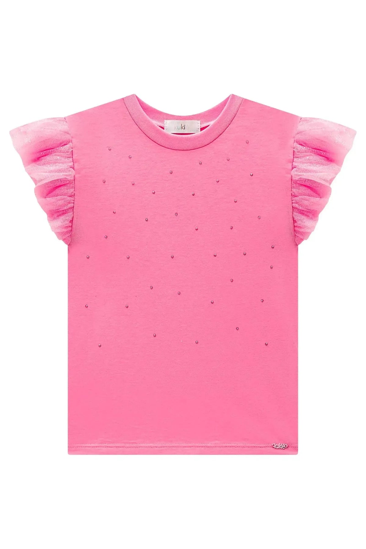 Blusa em Meia Malha 99431 Kukiê Infantil Menina
