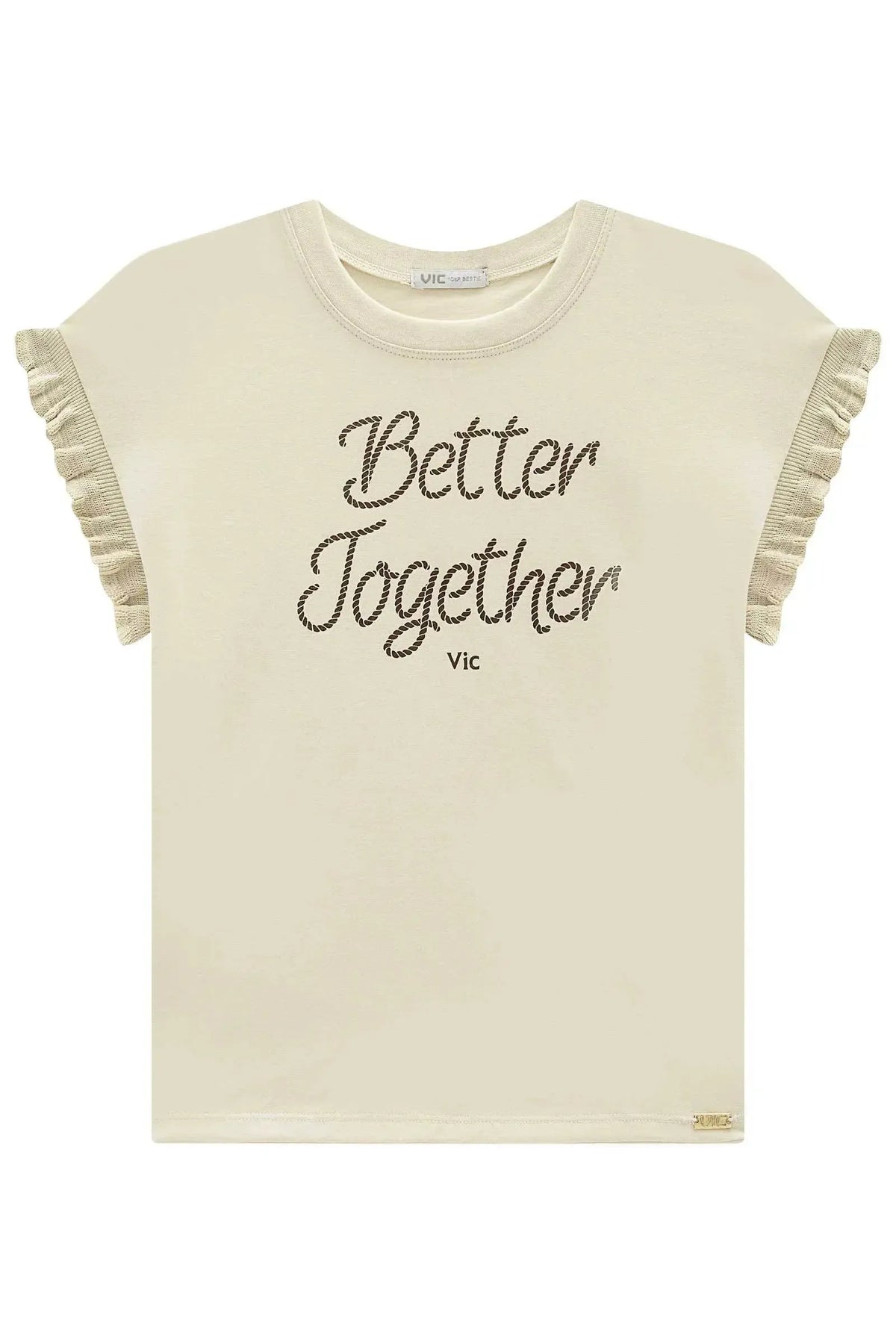 Blusa em Meia Malha 98905 Vic Teen Menina