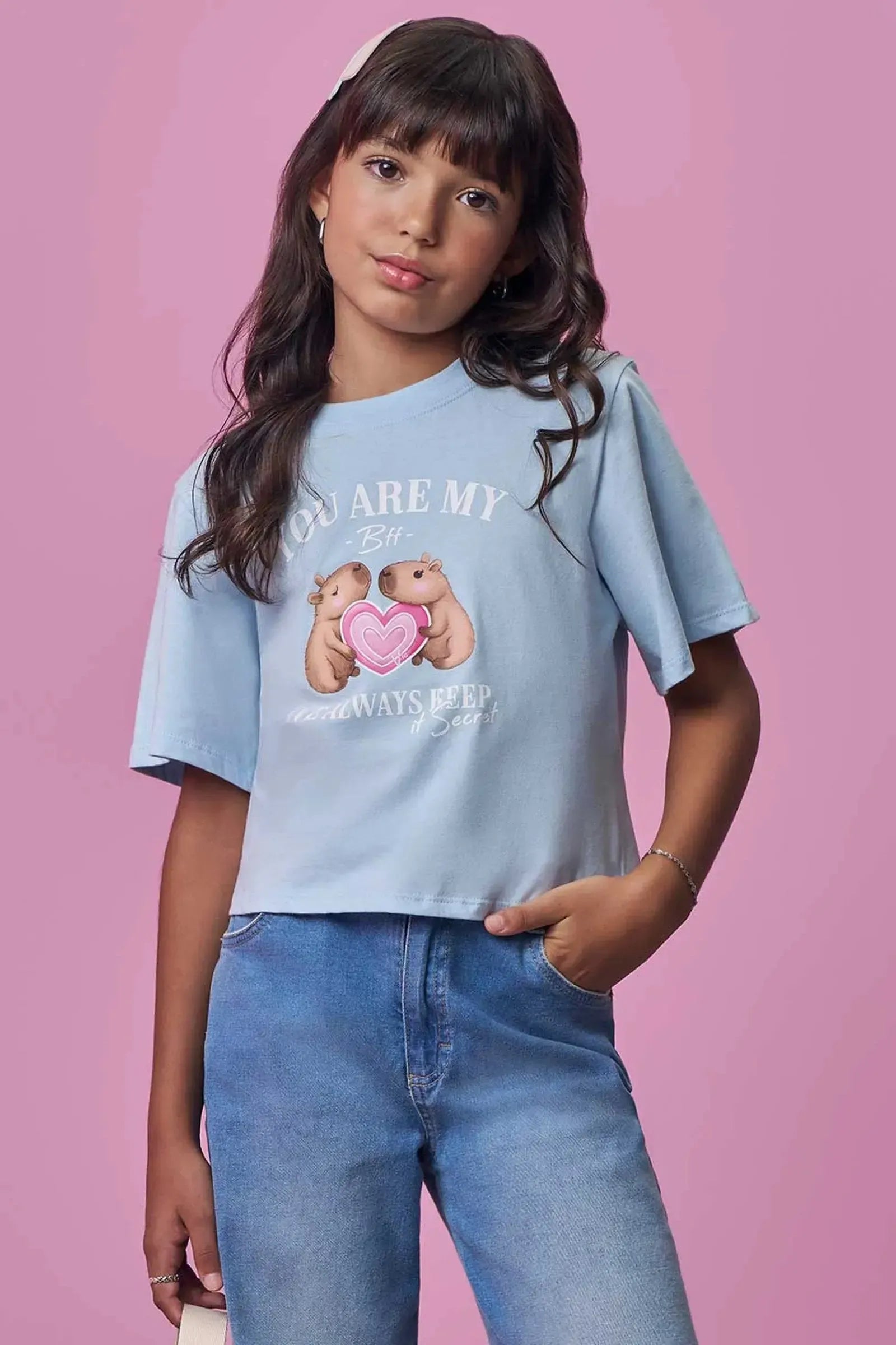 Blusa em Meia Malha 98490 Vic Teen Menina