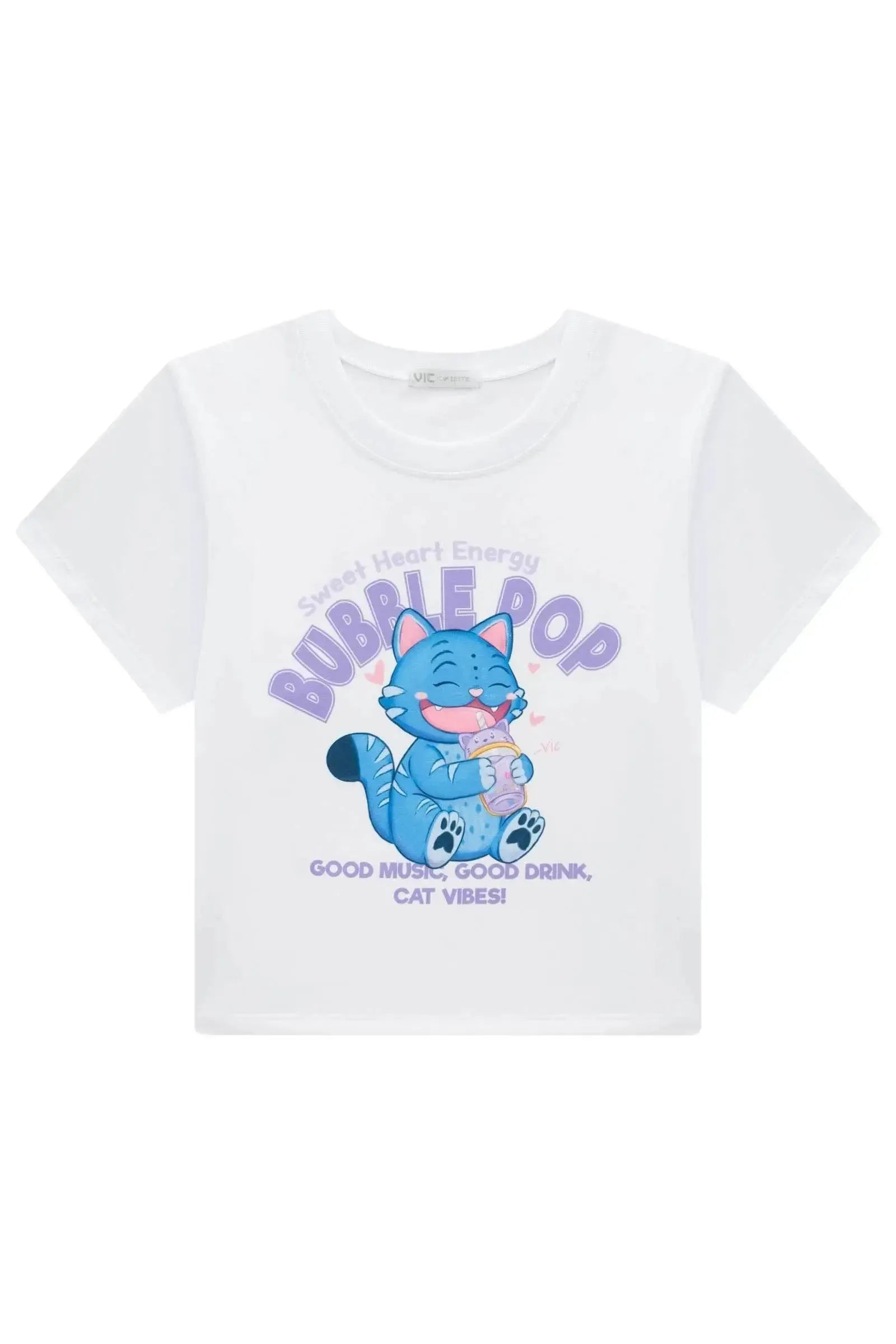 Blusa em Meia Malha 98863 Vic Teen Menina