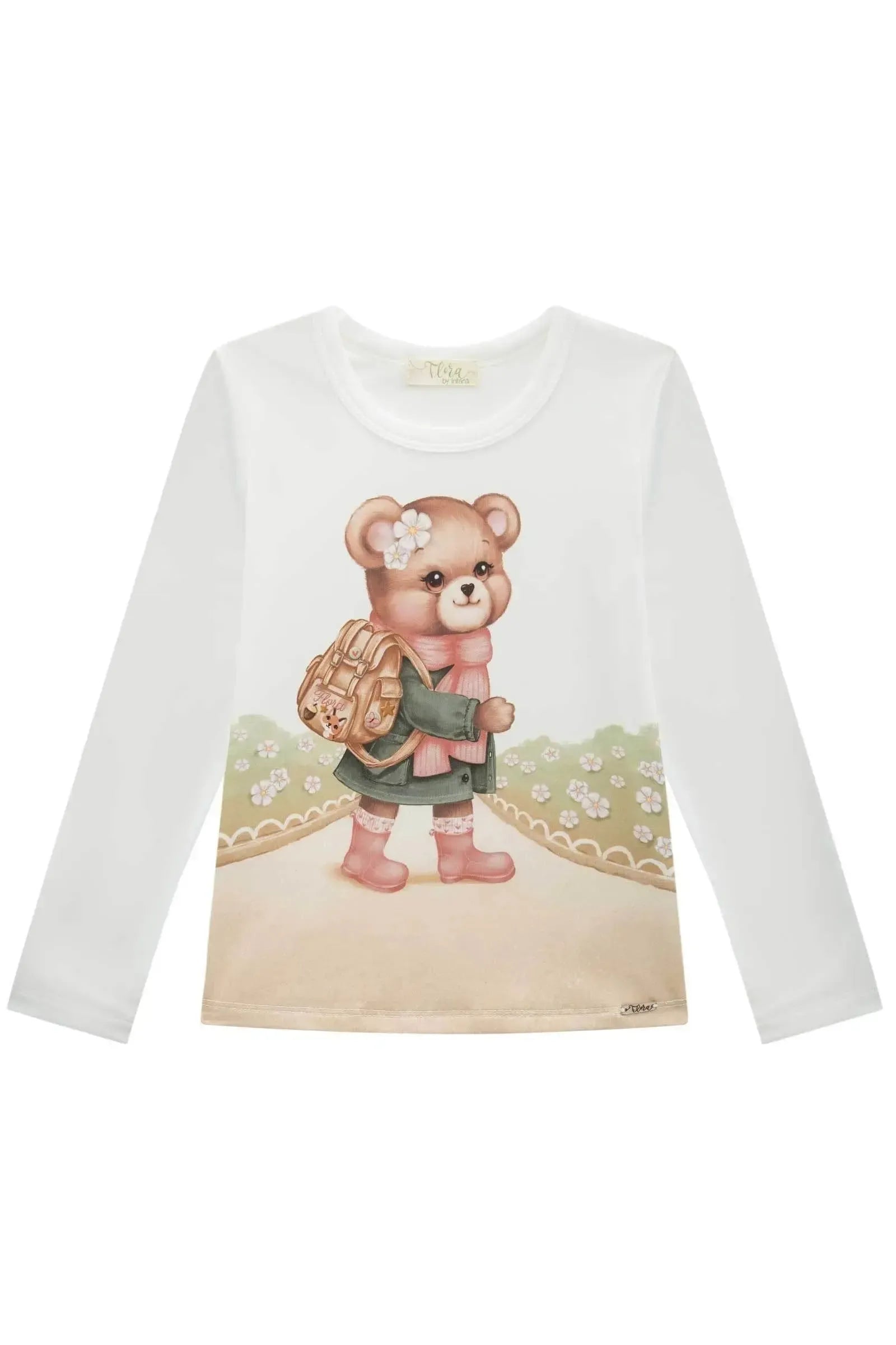 Blusa em Termoskin Peluciado 89413 Infanti Infantil Menina