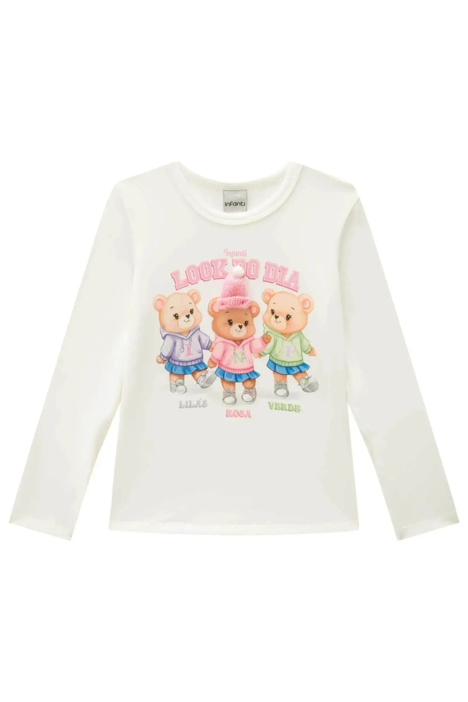 Blusa em Termoskin Peluciado 89669 Infanti Infantil Menina