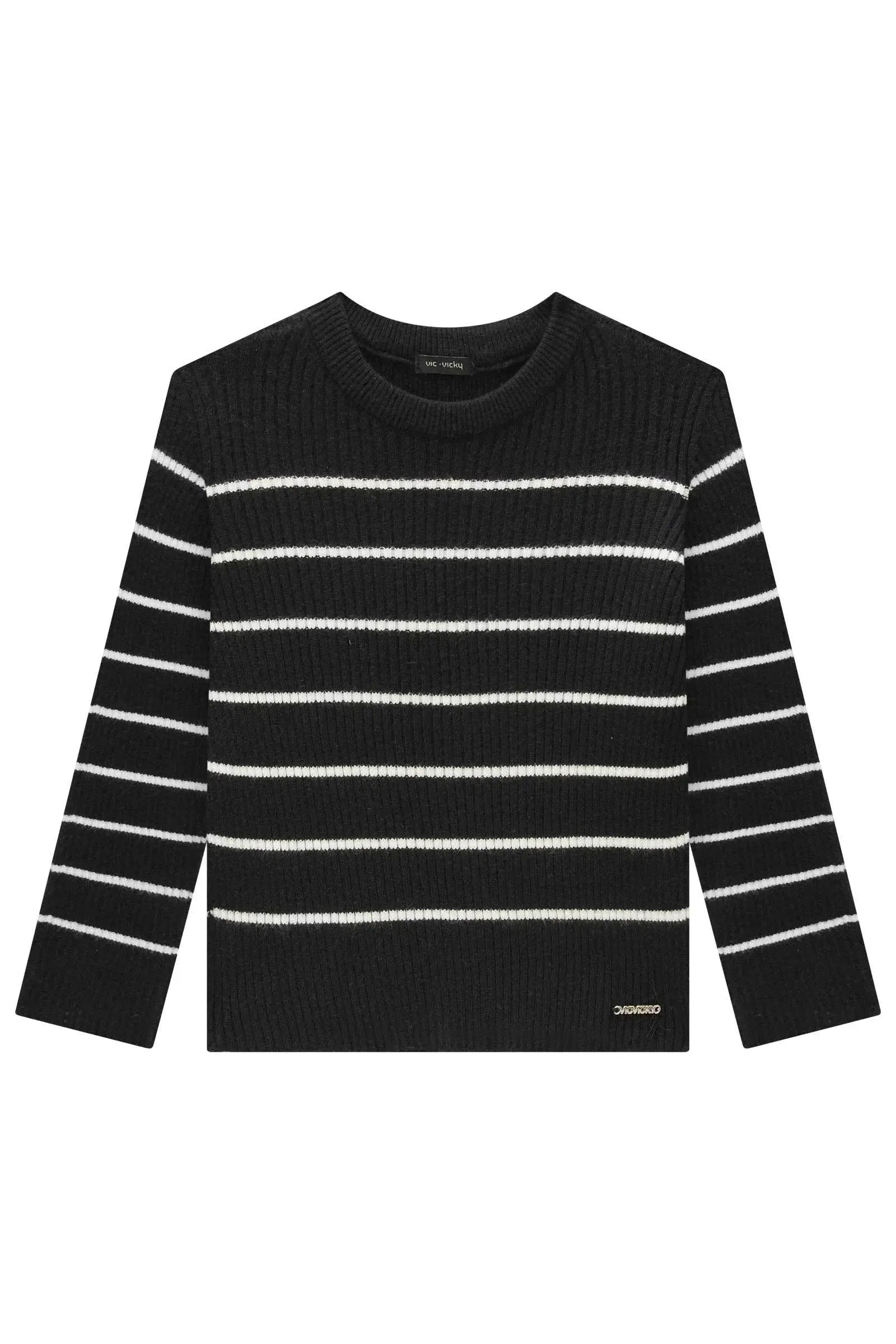 Blusa em Tricô Prime sem Costura 92037 Vic&Vicky Teen Menina