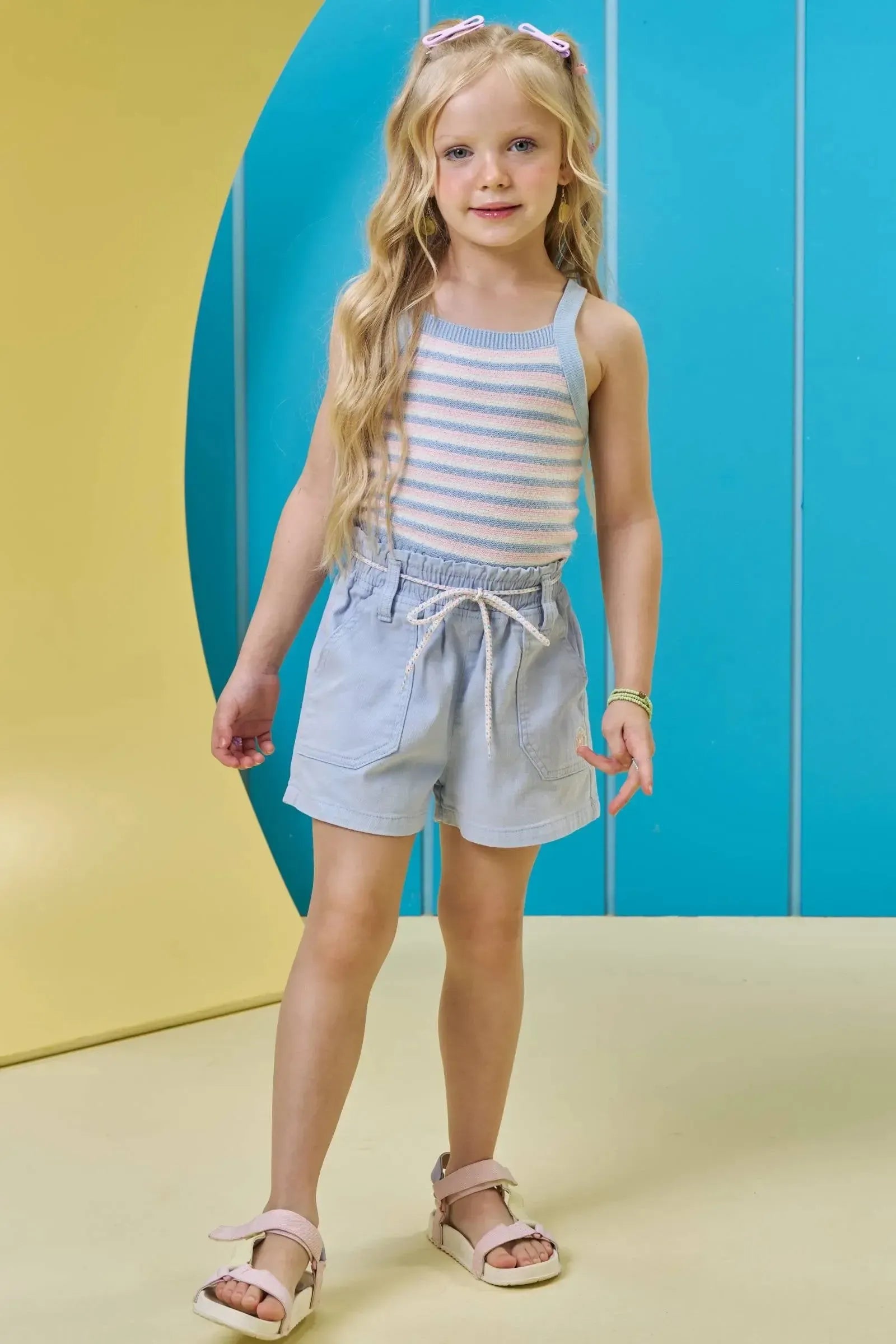 Blusa em Tricot Prime 97523 Kukiê Infantil Menina