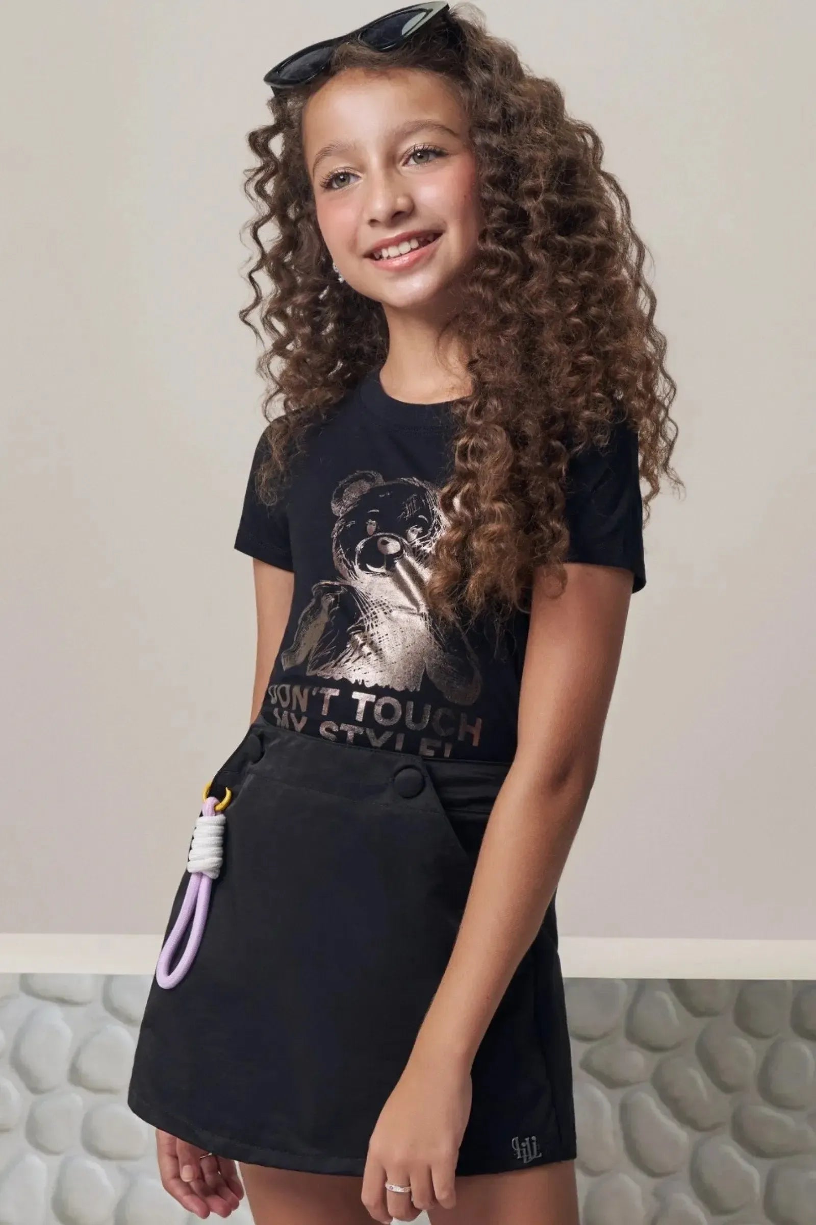 Blusa em Viscolyra 98991 Lilimoon Teen Menina