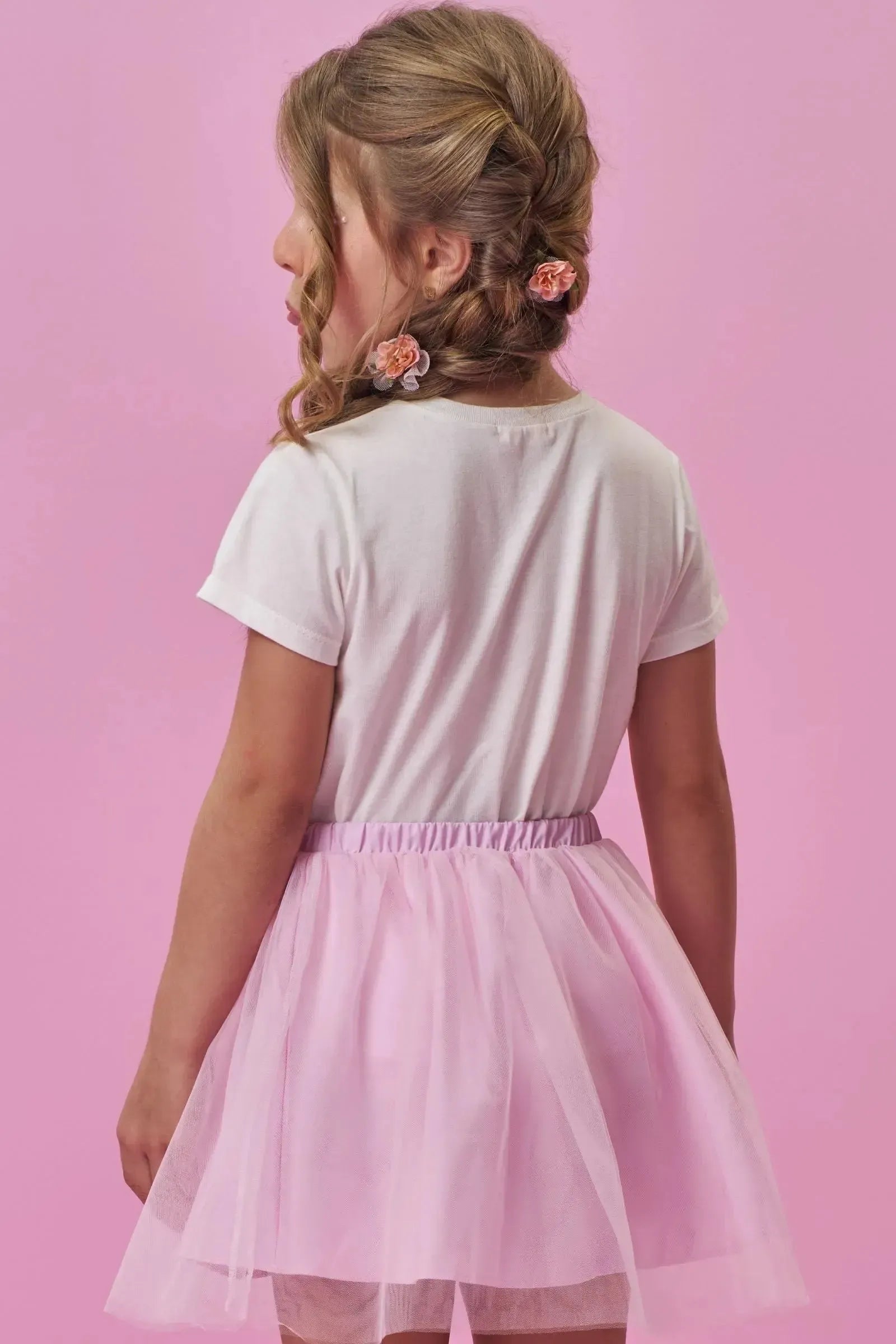 Blusa Meia Malha 96796 Kukiê Infantil Menina