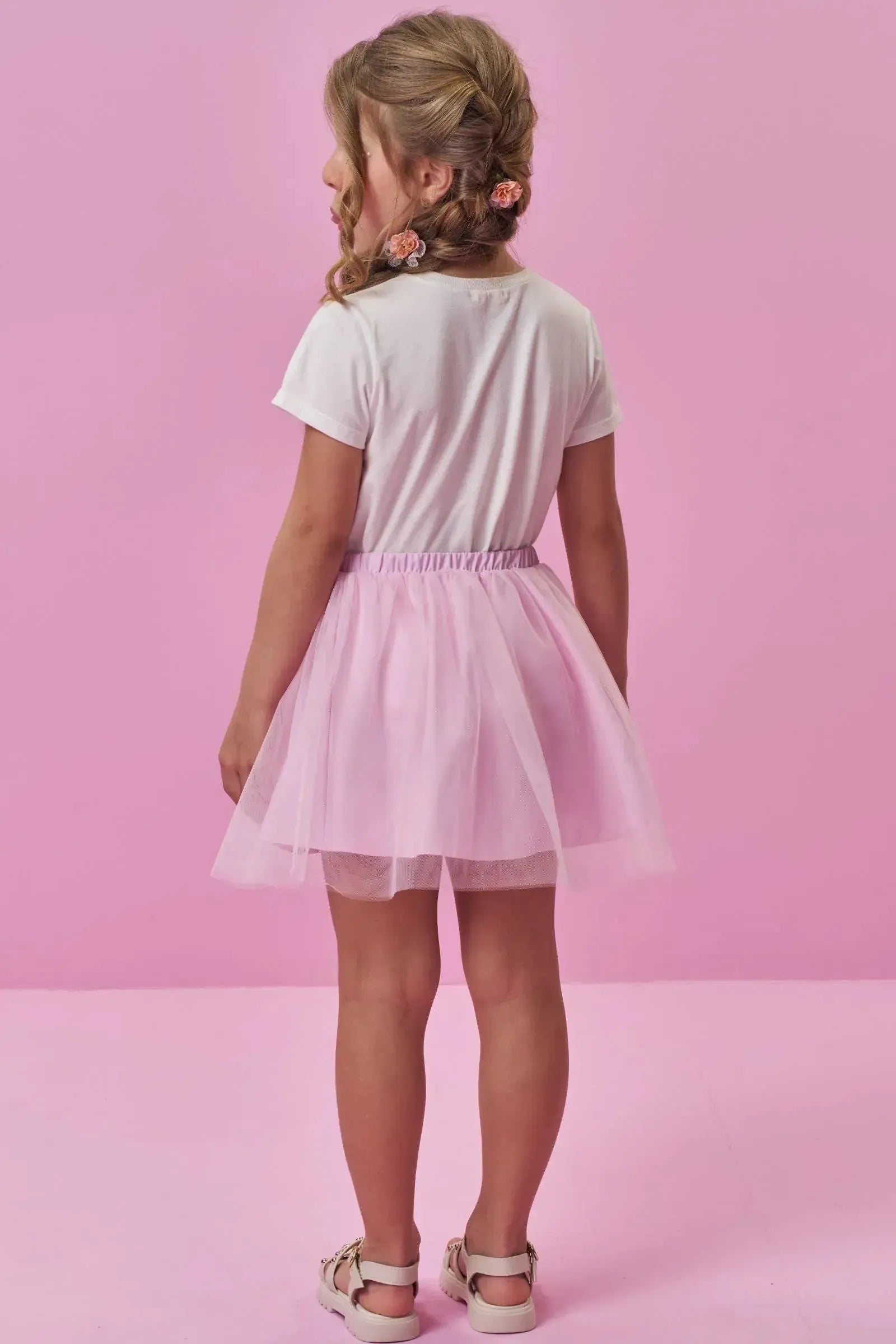 Blusa Meia Malha 96796 Kukiê Infantil Menina