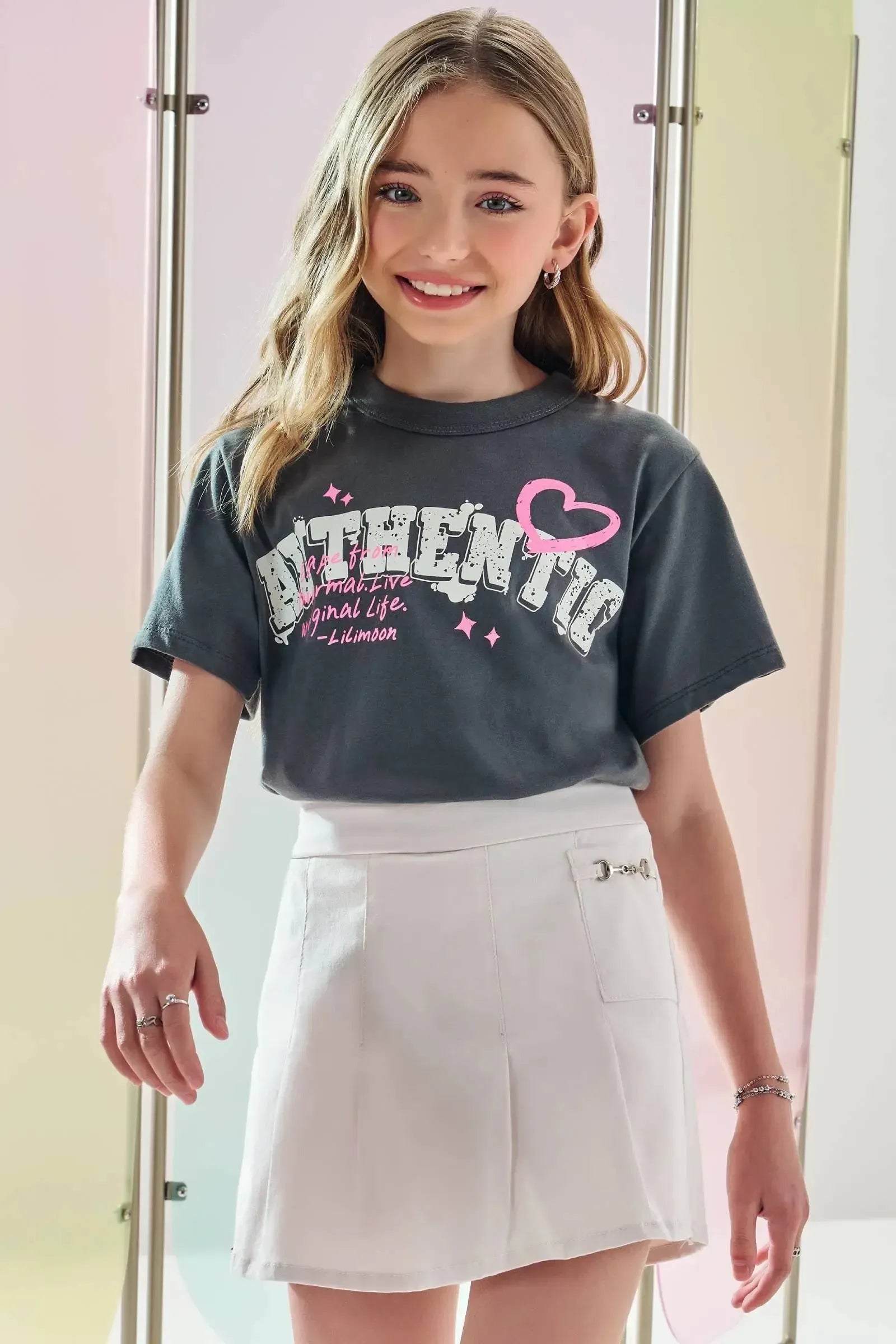 Blusa Over em Meia Malha 82906 Lilimoon Teen Menina