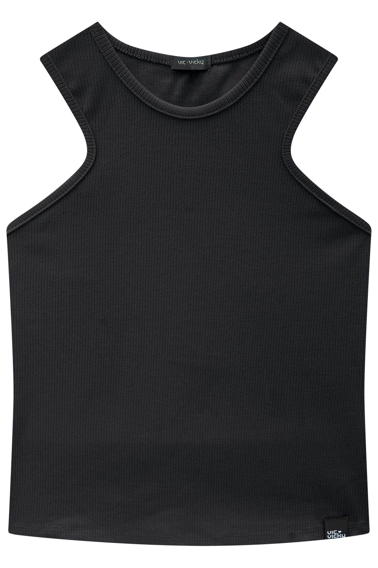 Blusa Regata em Canelado Liz 87123 Vic&Vicky Teen Menina