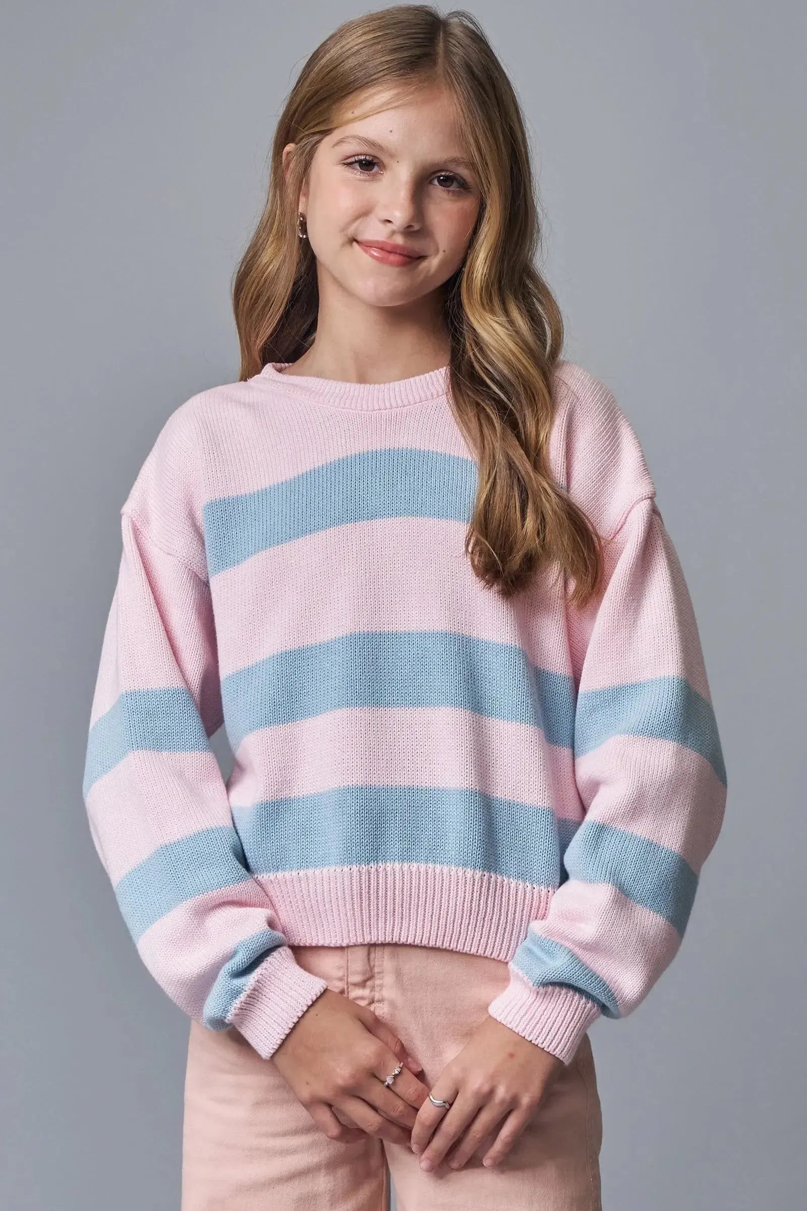 Blusão Boxy Baggy em Tricô 100% Algodão 89135 Lilimoon Teen Menina