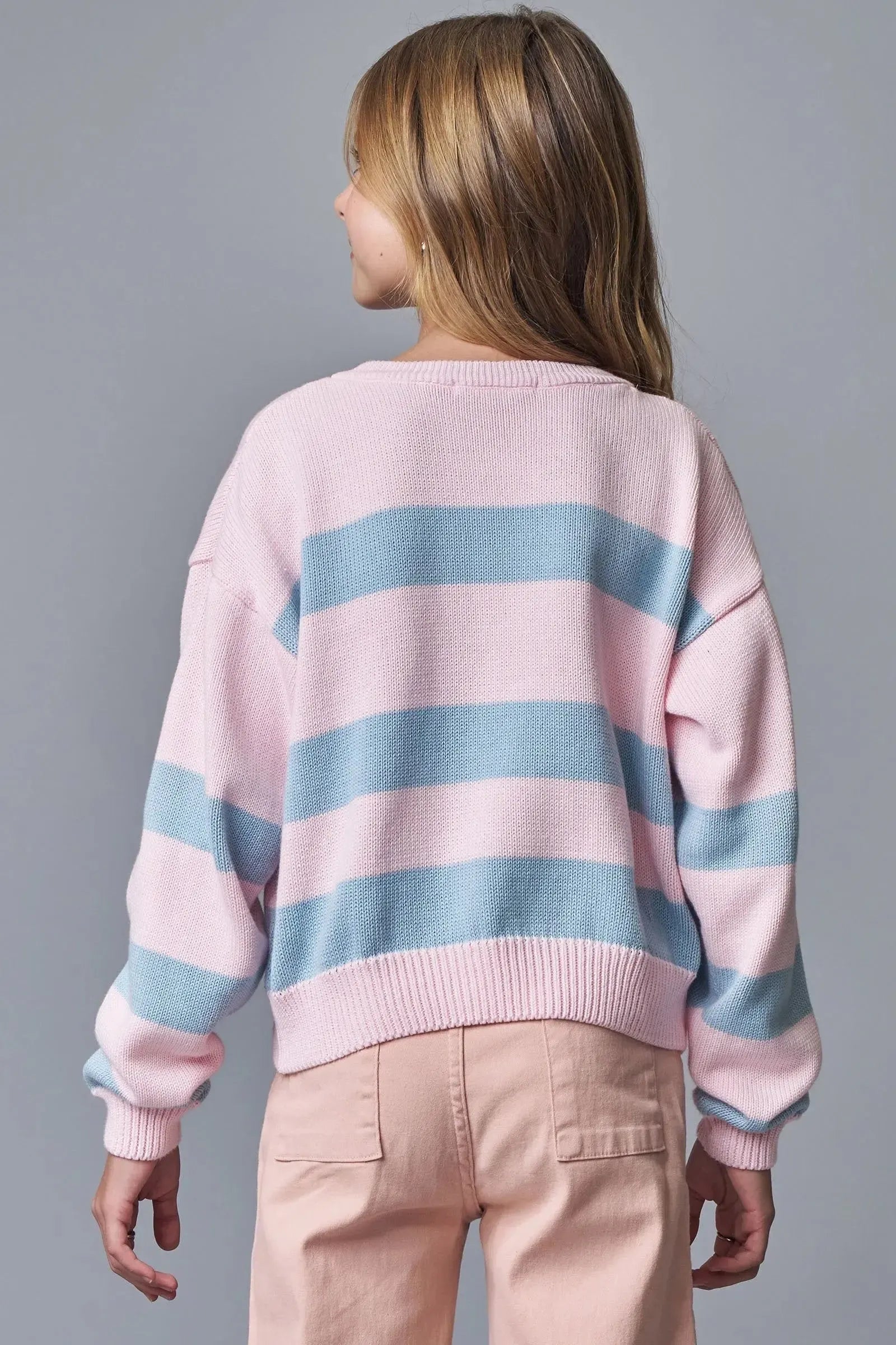 Blusão Boxy Baggy em Tricô 100% Algodão 89135 Lilimoon Teen Menina