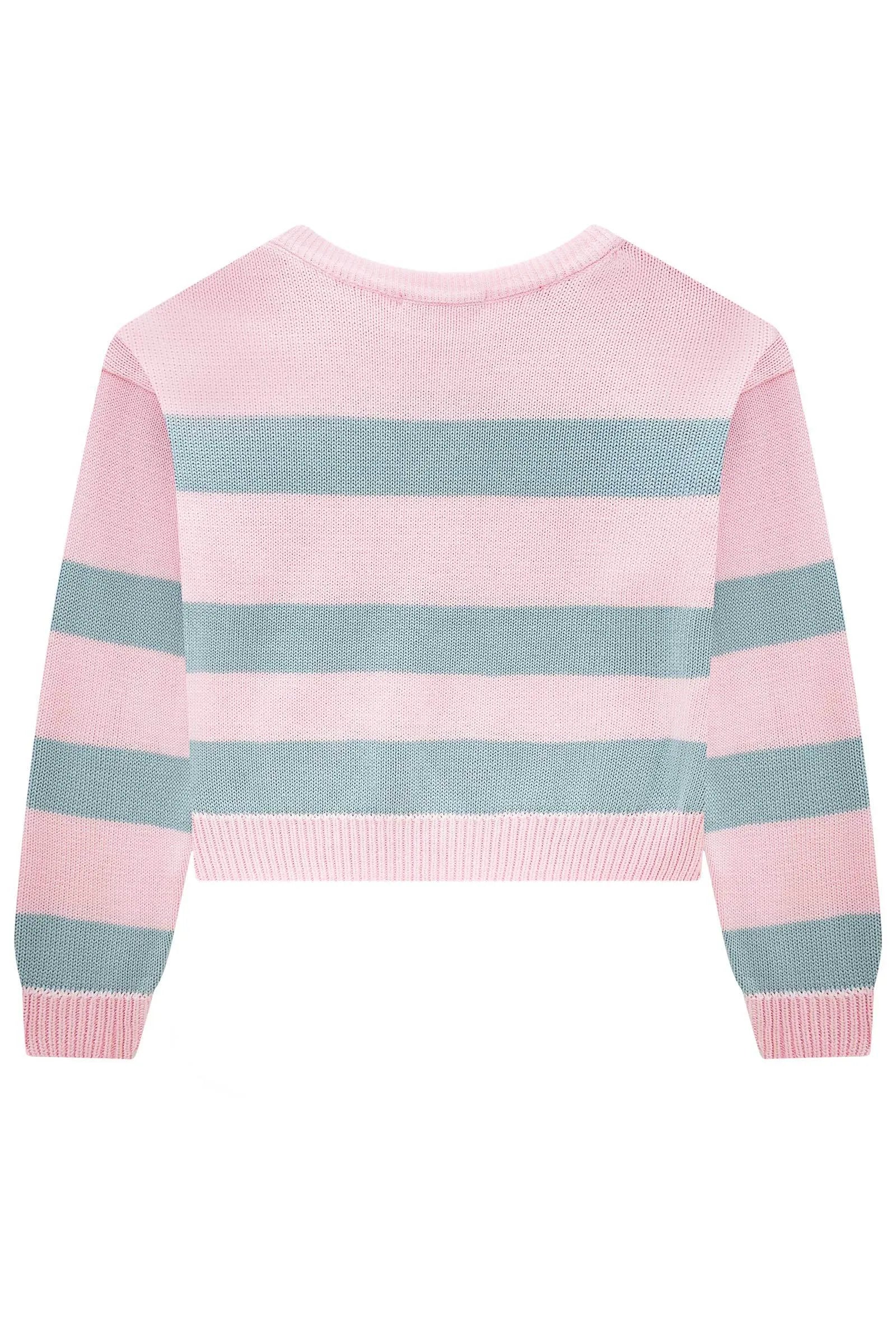 Blusão Boxy Baggy em Tricô 100% Algodão 89135 Lilimoon Teen Menina