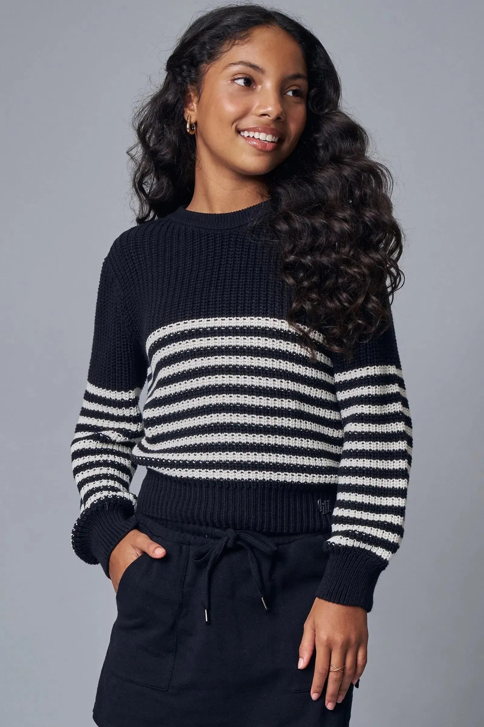 Blusão Boxy em Tricô 100% Algodão 86894 Lilimoon Teen Menina
