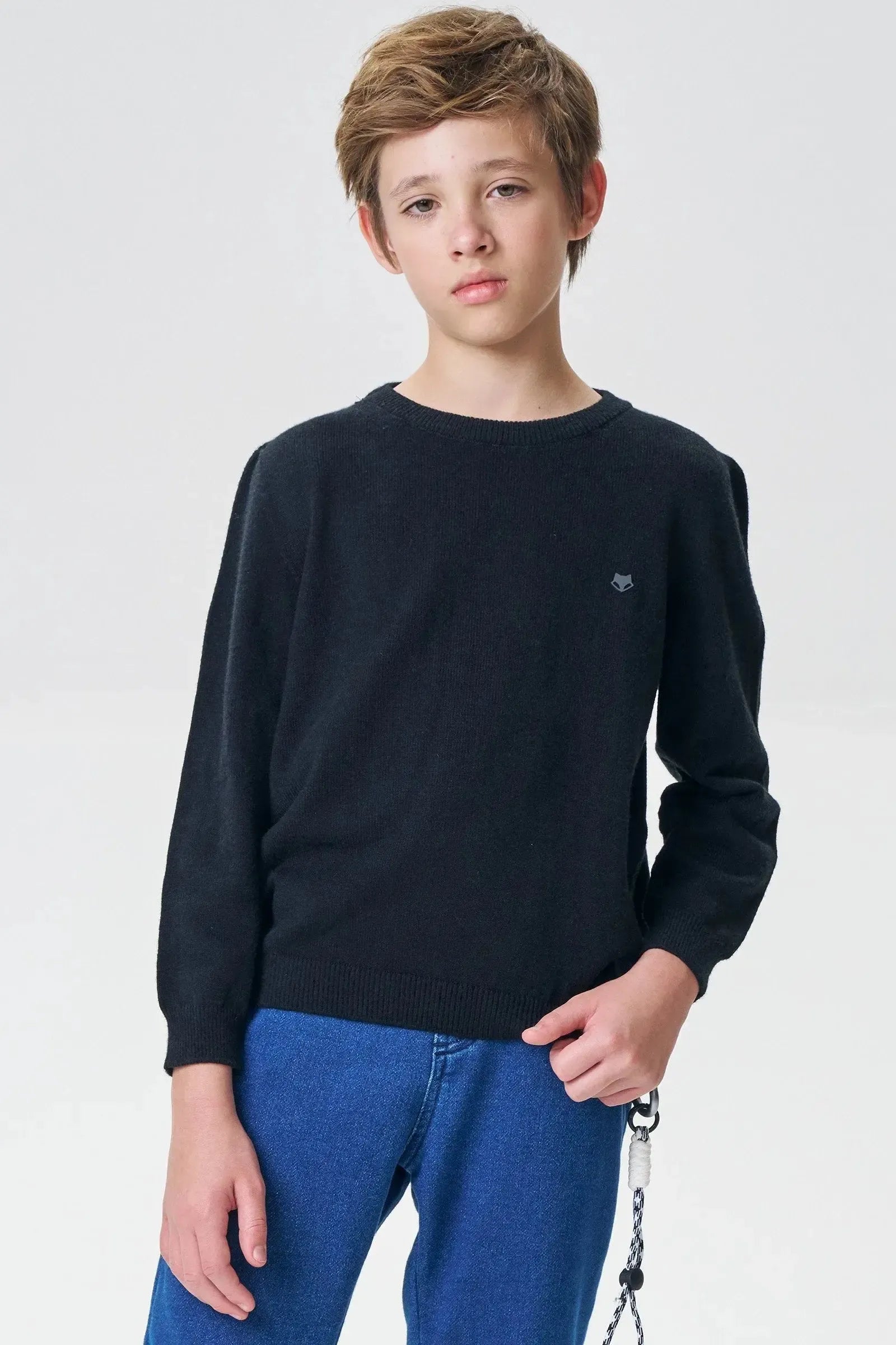 Blusão de Tricot 100% Acrílico 89486 Johnny Fox Teen Menino