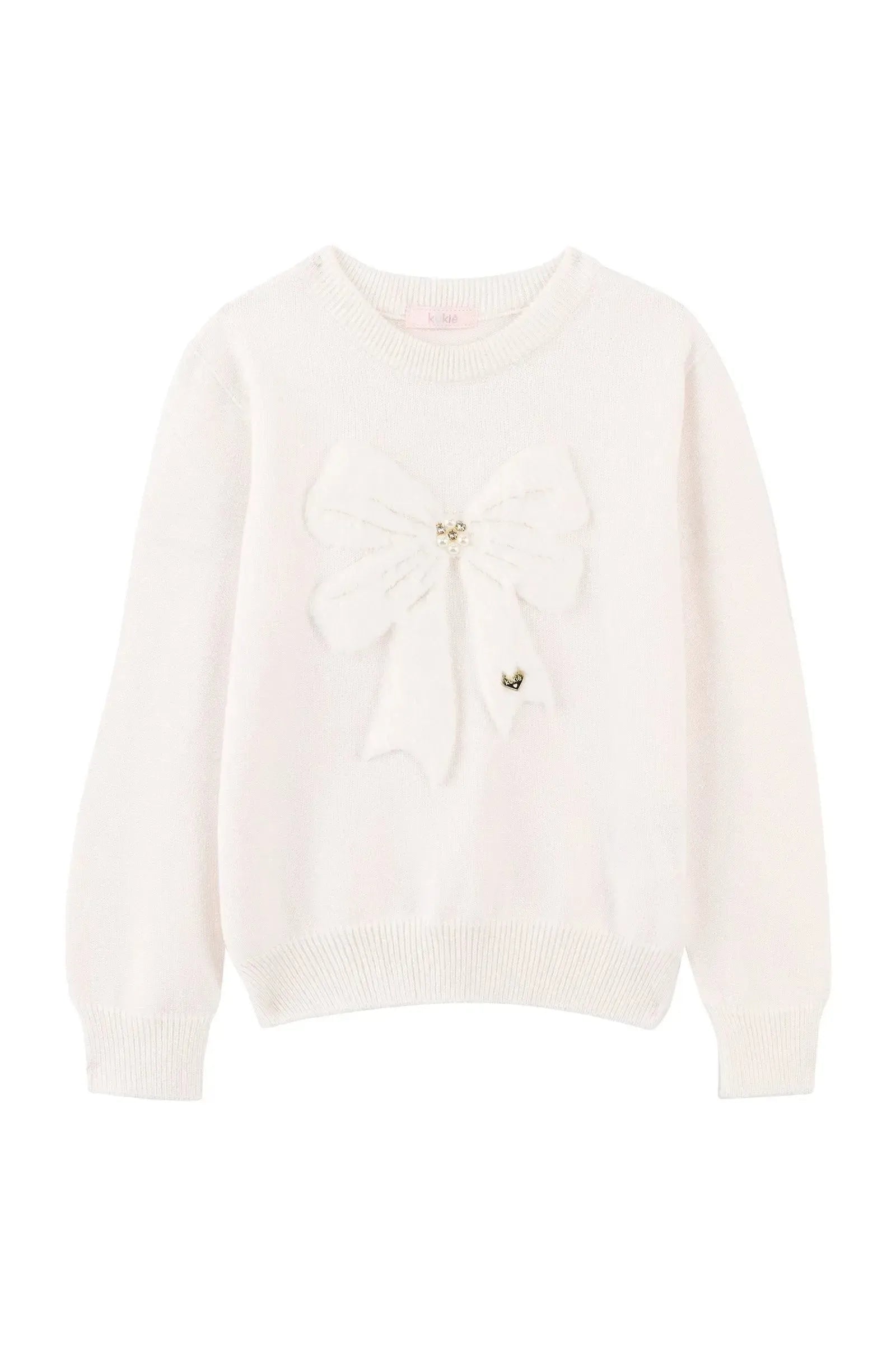 Blusão de Tricot de Viscose e Poliamida 87811 Kukiê Infantil Menina