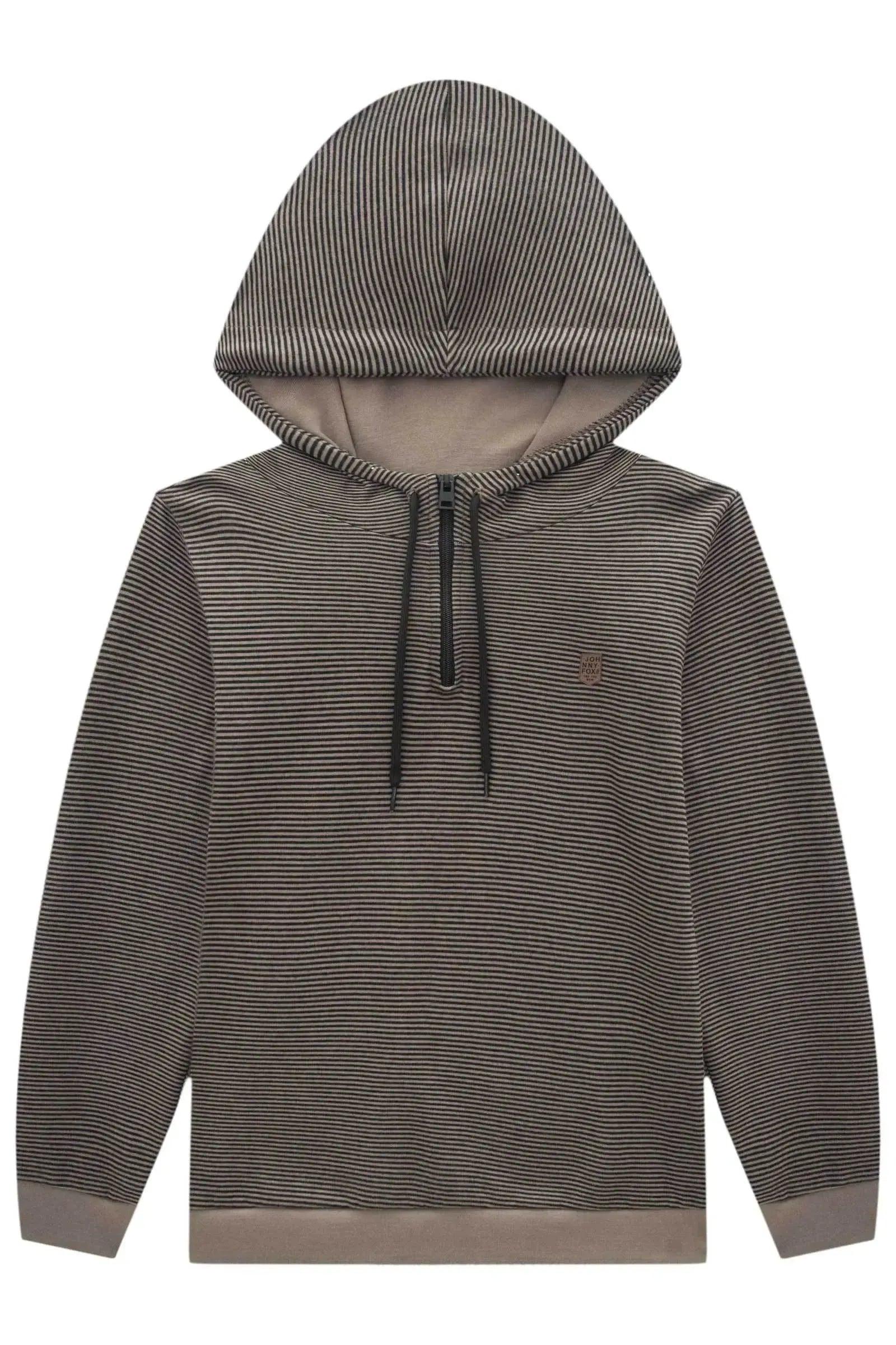 Blusão em Malha Listrada Dublada 89582 Johnny Fox Teen Menino