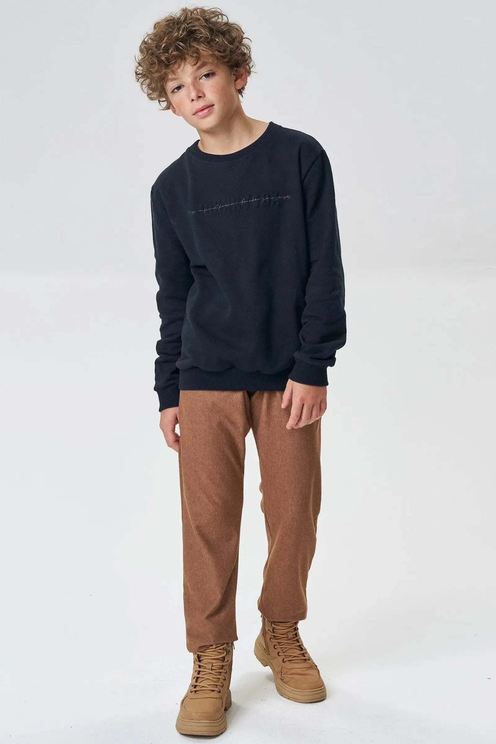 Blusão em Moletom com Pelúcia 89766 Johnny Fox Teen Menino