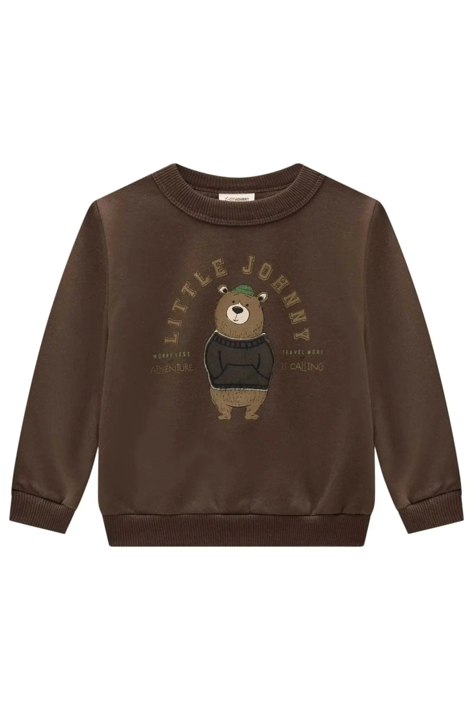 Blusão em Moletom com Pelúcia 91728 Johnny Fox Bebê Menino